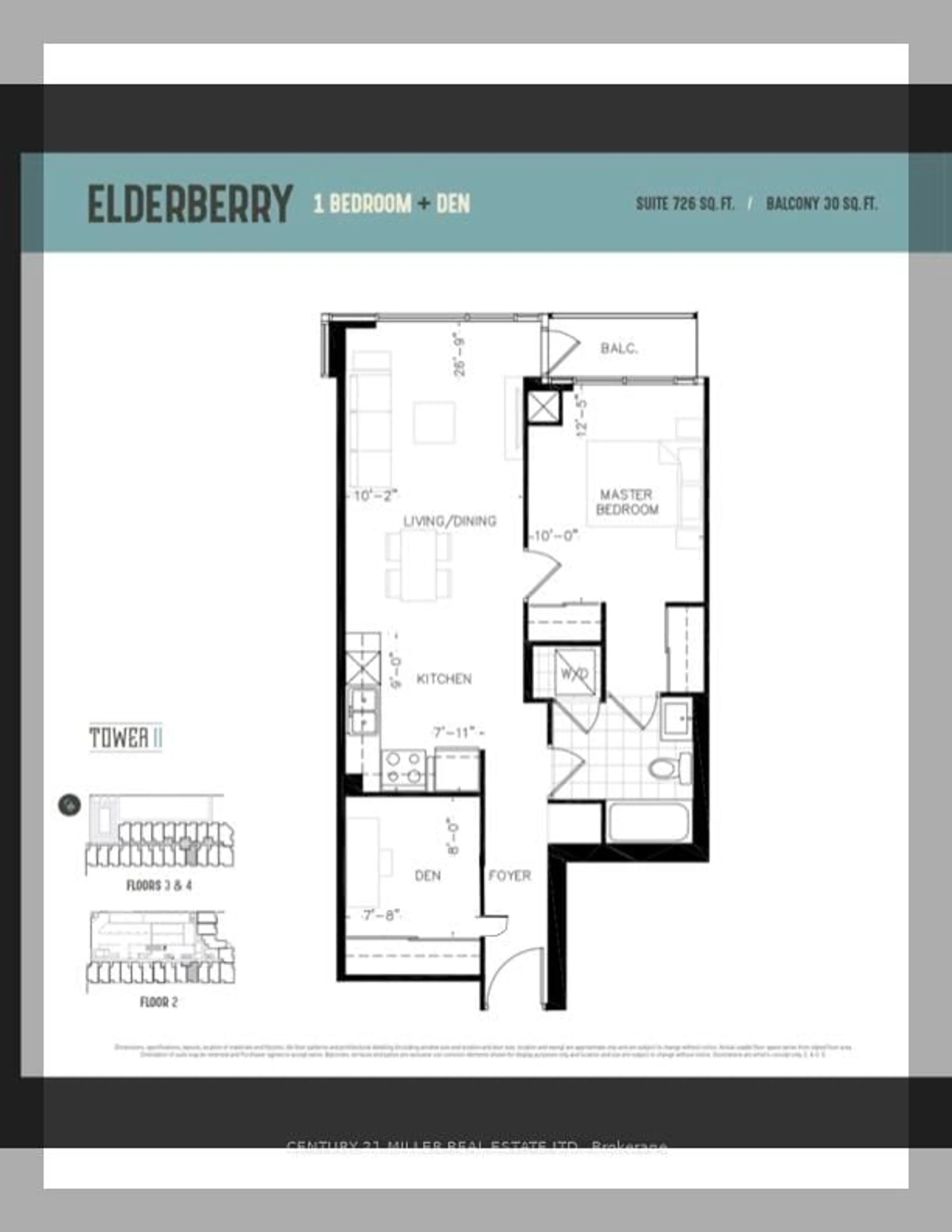 Floor plan for 2481 Taunton Rd #372, Oakville Ontario L6H 3R7