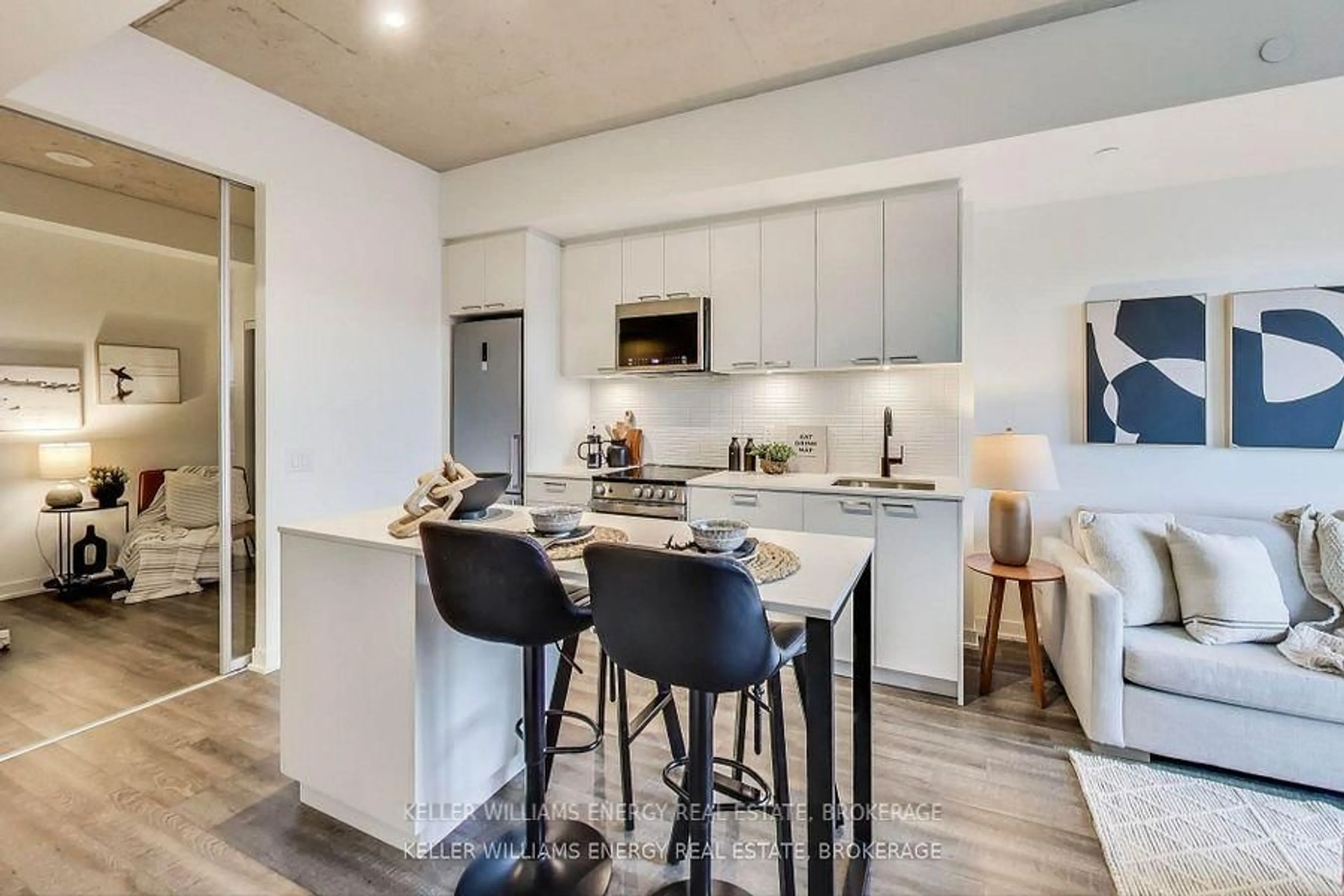 Open concept kitchen, unknown for 1808 St. Clair Ave #501, Toronto Ontario M6N 0C1