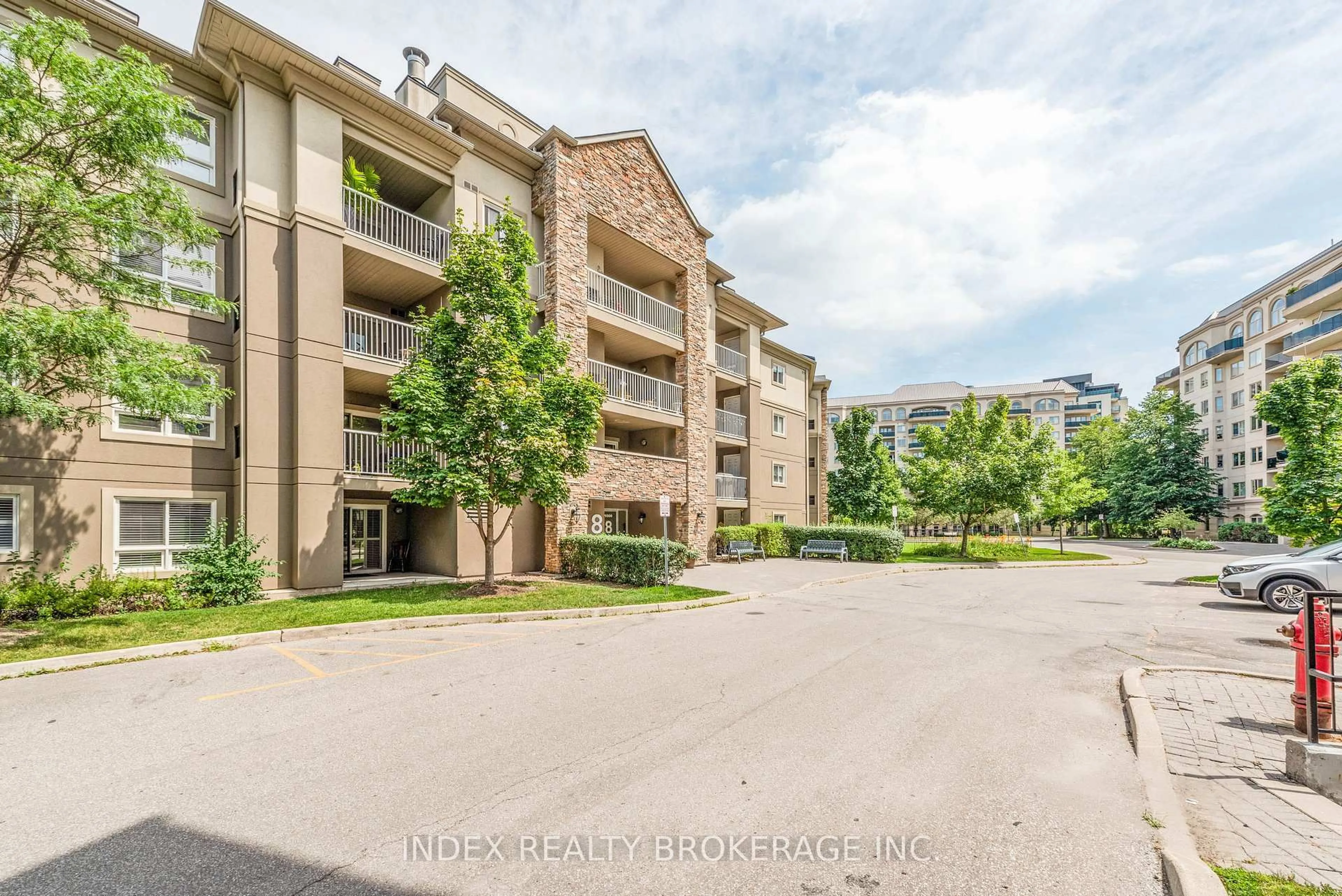 A pic from outside/outdoor area/front of a property/back of a property/a pic from drone, unknown for 8 Dayspring Circ #1218, Brampton Ontario L6P 2Z7