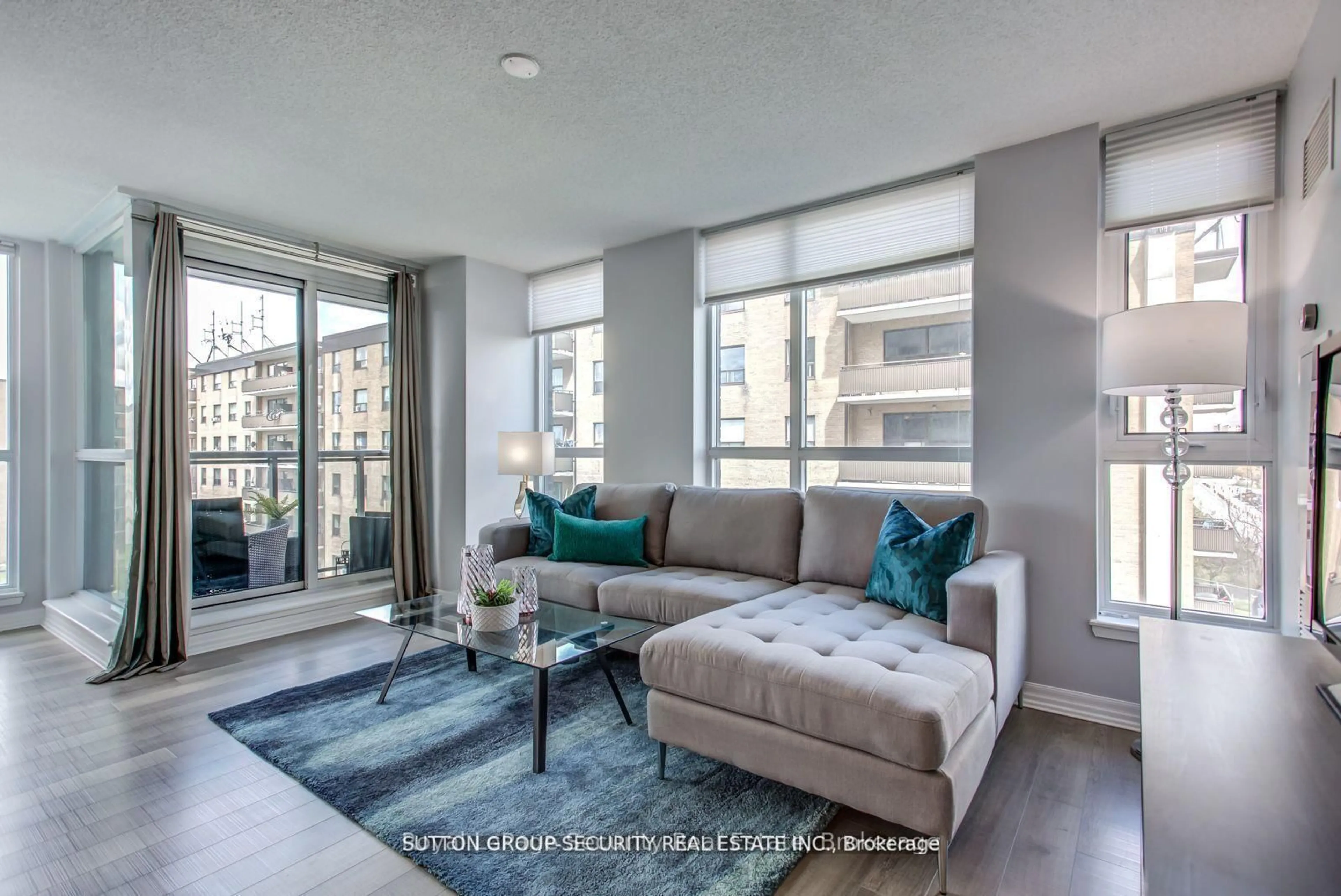 Living room with furniture, unknown for 80 Esther Lorrie Dr #505, Toronto Ontario M9W 4V1