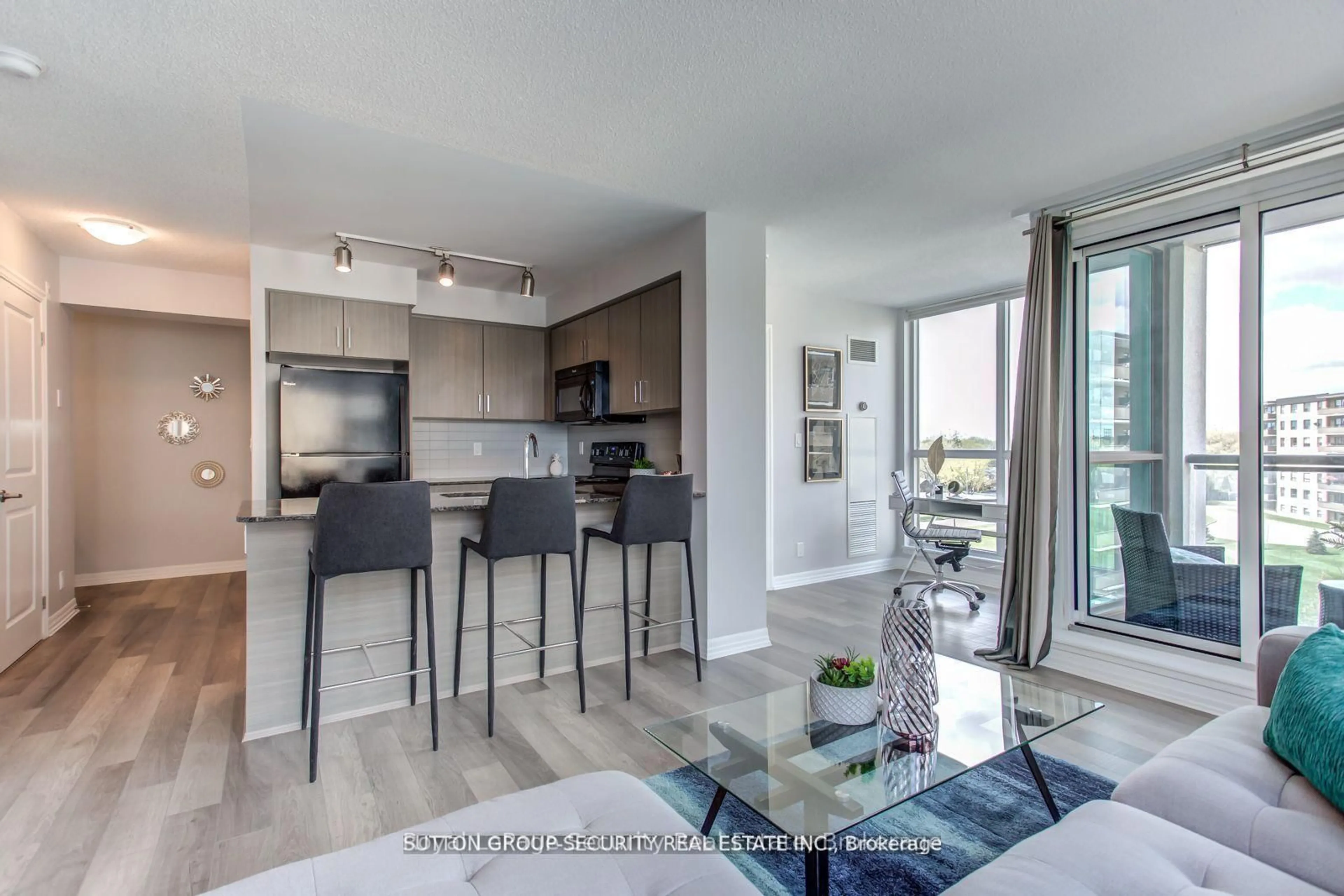 Open concept kitchen, unknown for 80 Esther Lorrie Dr #505, Toronto Ontario M9W 4V1
