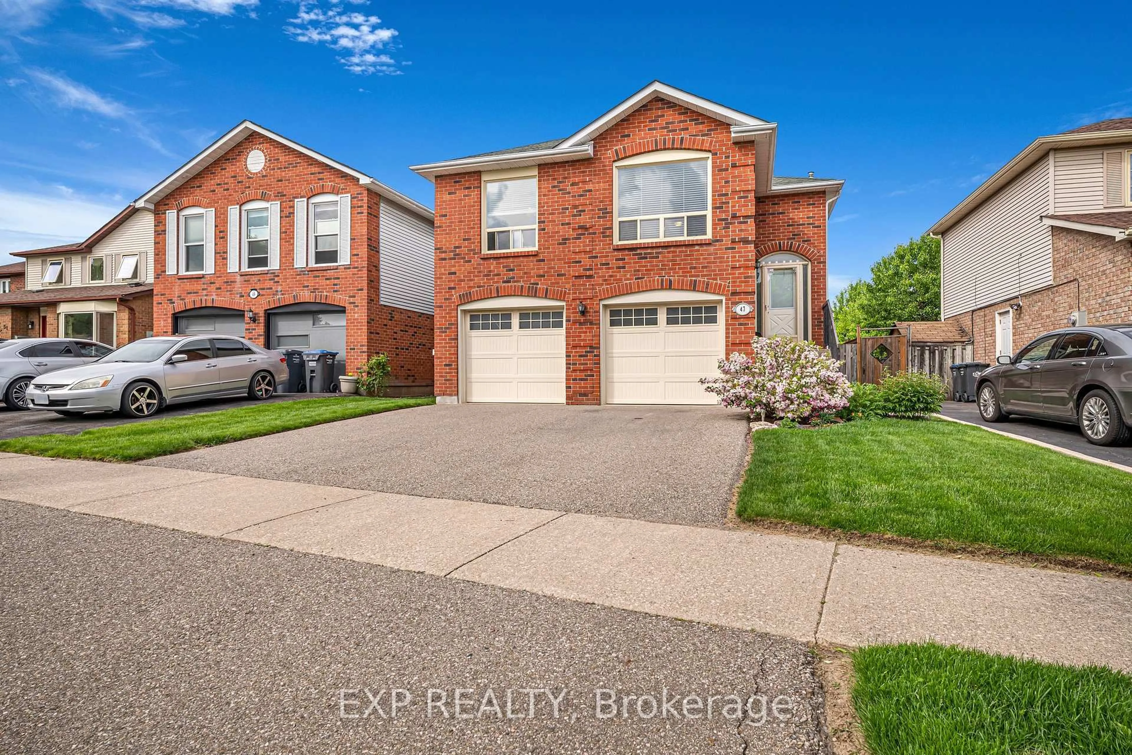 Home with brick exterior material, street for 47 Floribunda Cres, Brampton Ontario L6T 4R9