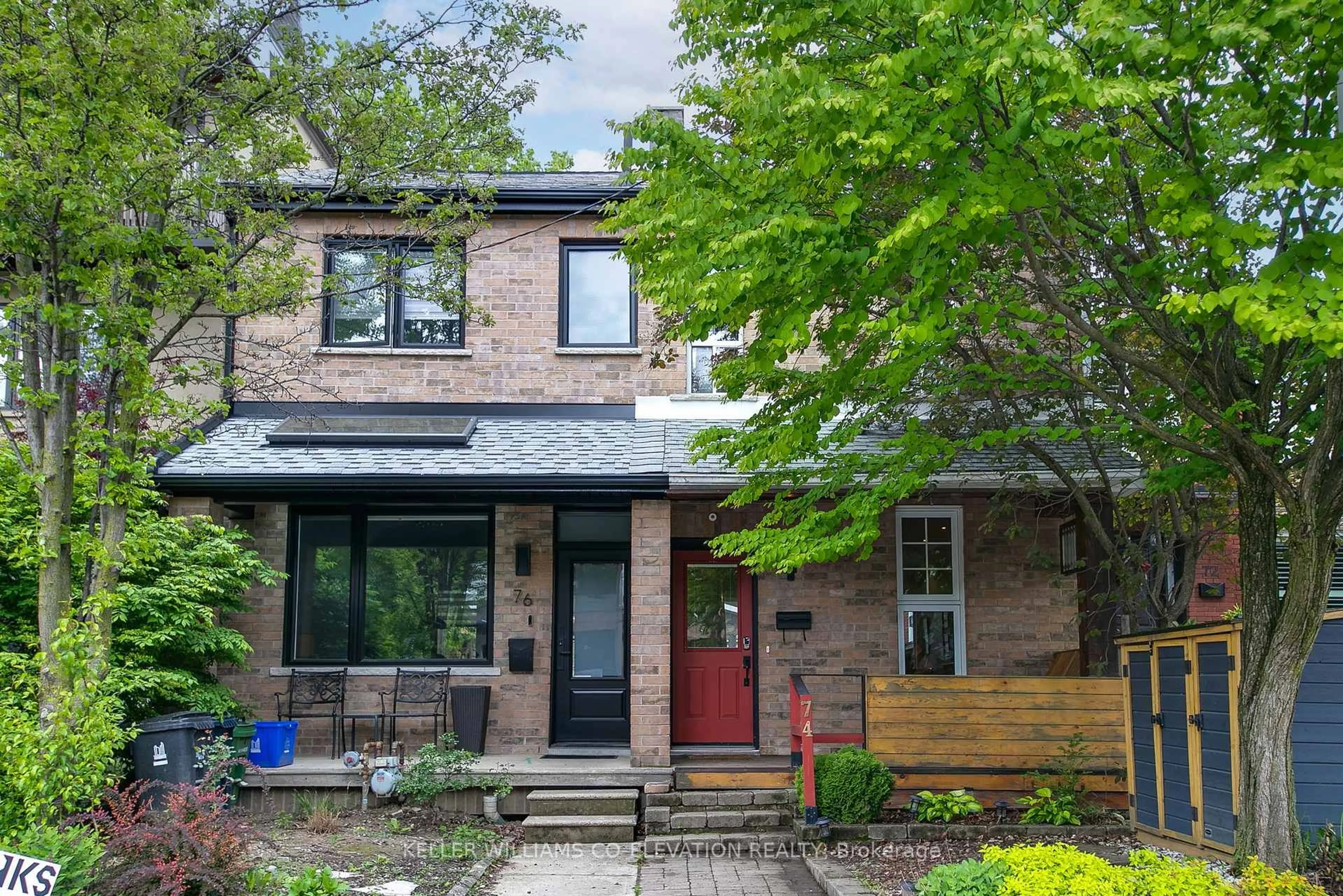 Home with brick exterior material, street for 74 Garden Ave, Toronto Ontario M6R 1H7