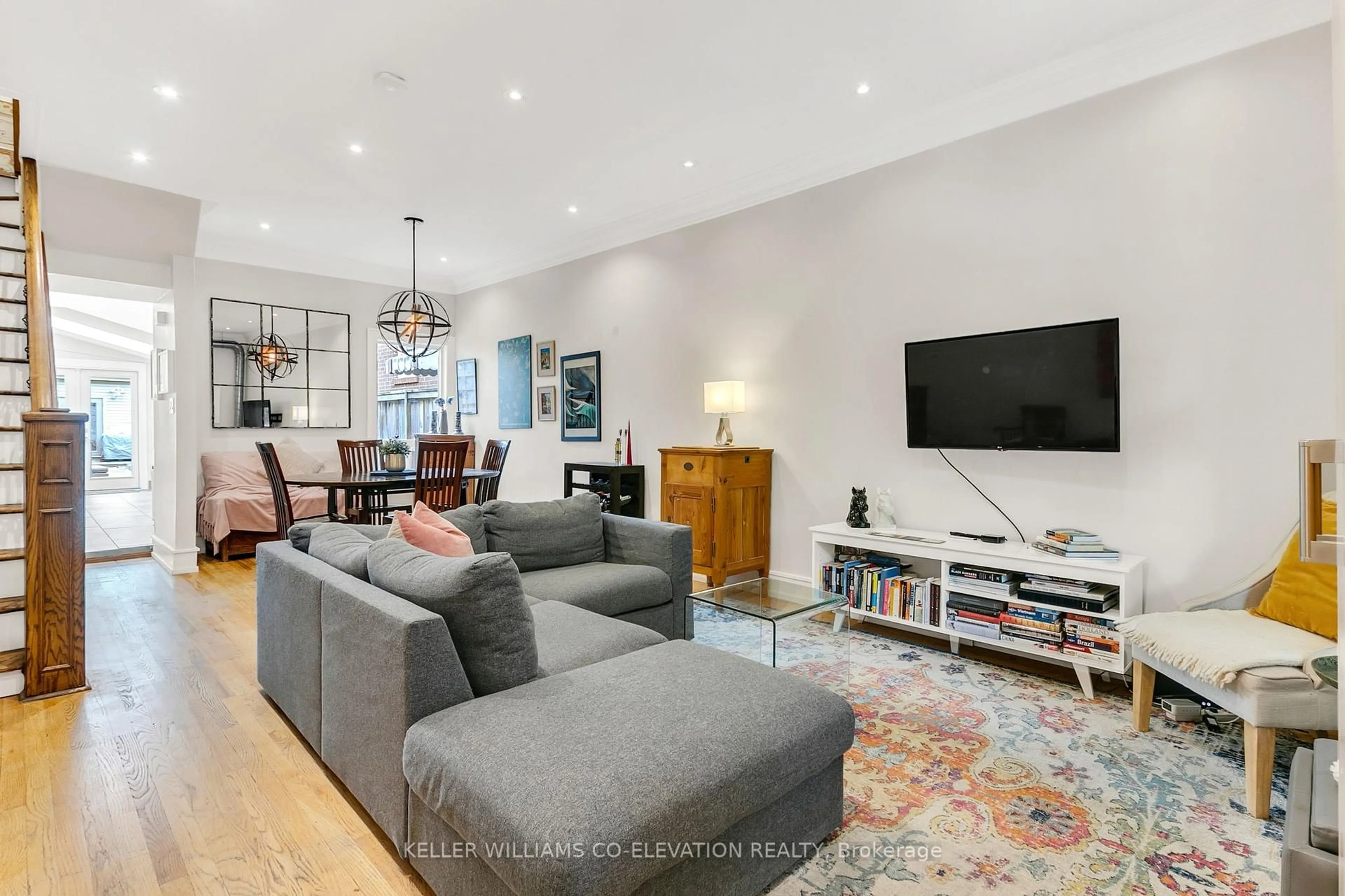 Living room with furniture, unknown for 74 Garden Ave, Toronto Ontario M6R 1H7