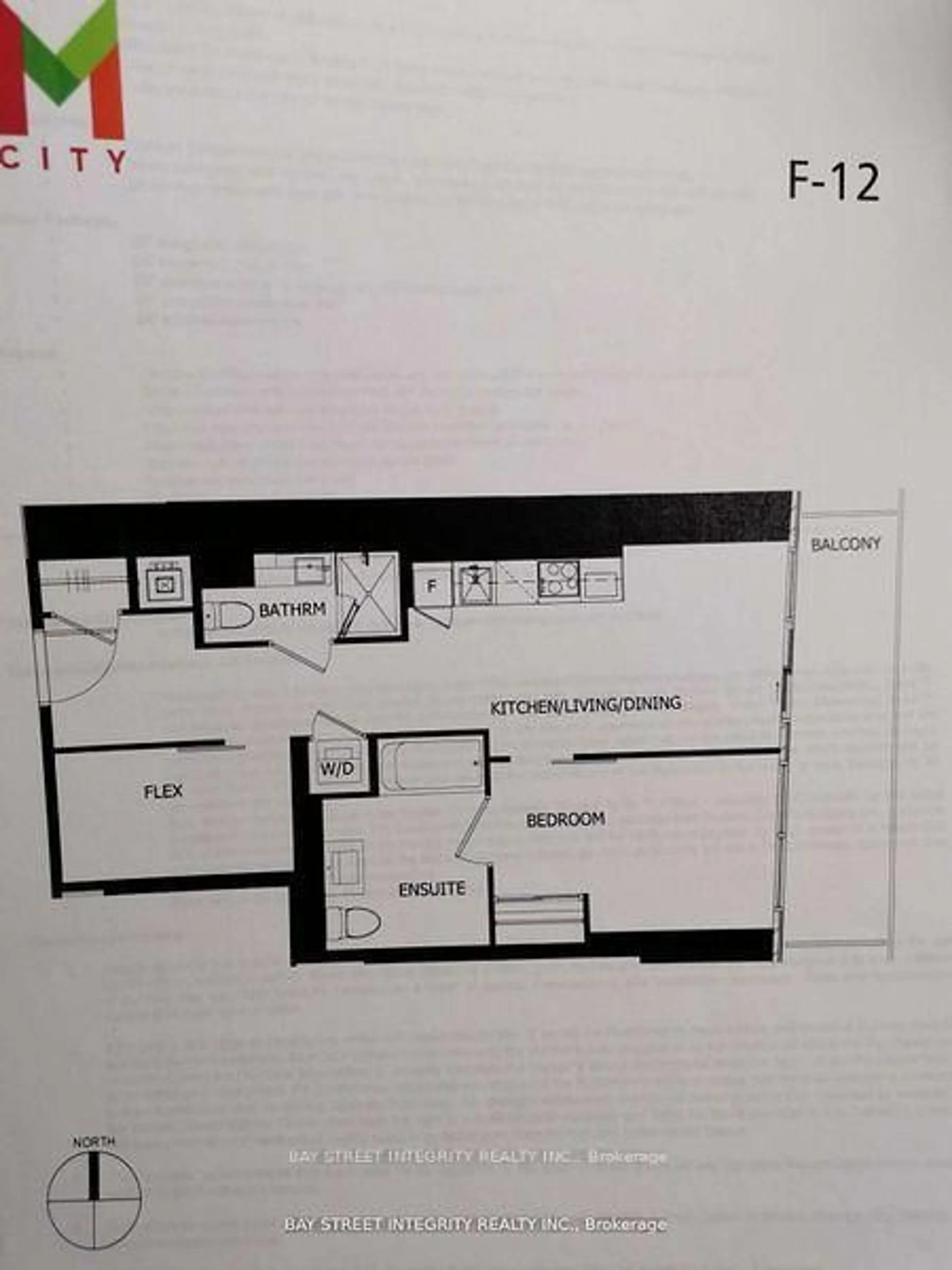 Floor plan for 3900 Confederation Pkwy #3212, Mississauga Ontario L5B 0M3