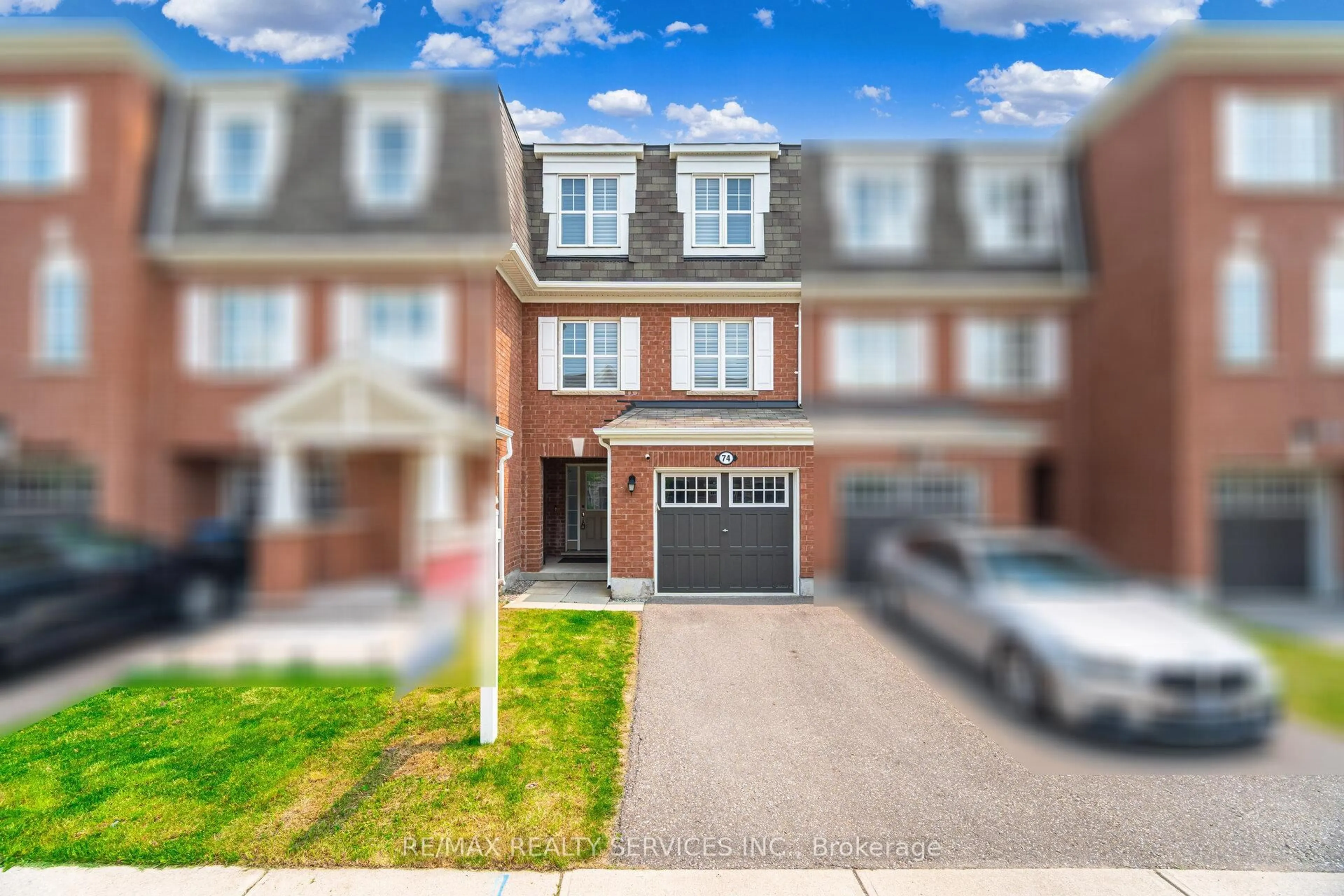 Home with brick exterior material, street for 74 Metro Cres, Brampton Ontario L7A 4P1