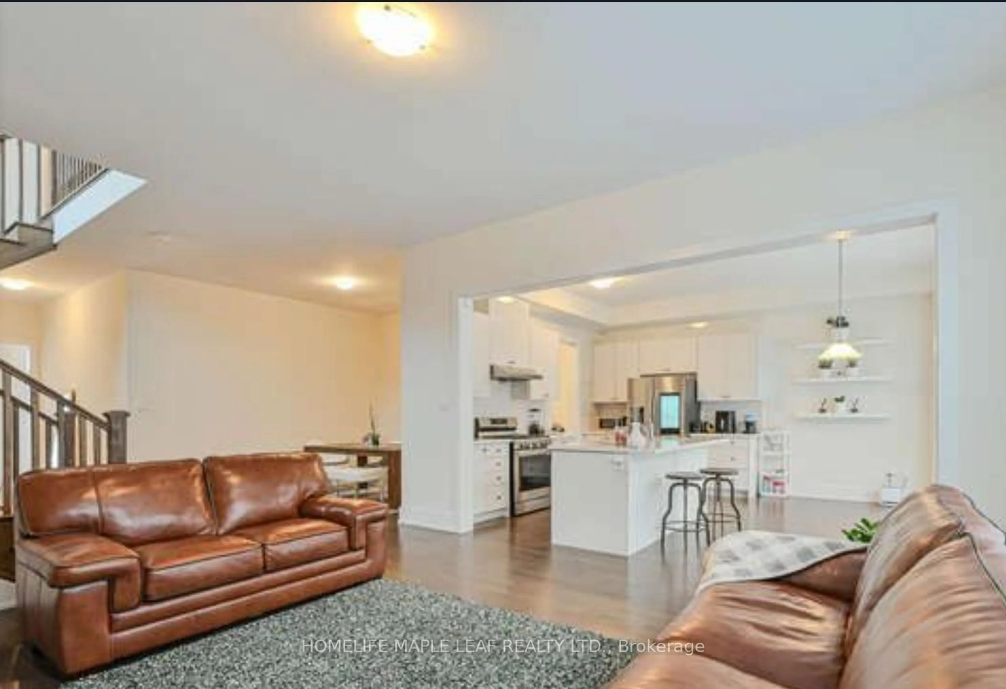 Living room with furniture, unknown for 20 Spinland St, Caledon Ontario L2C 4K4
