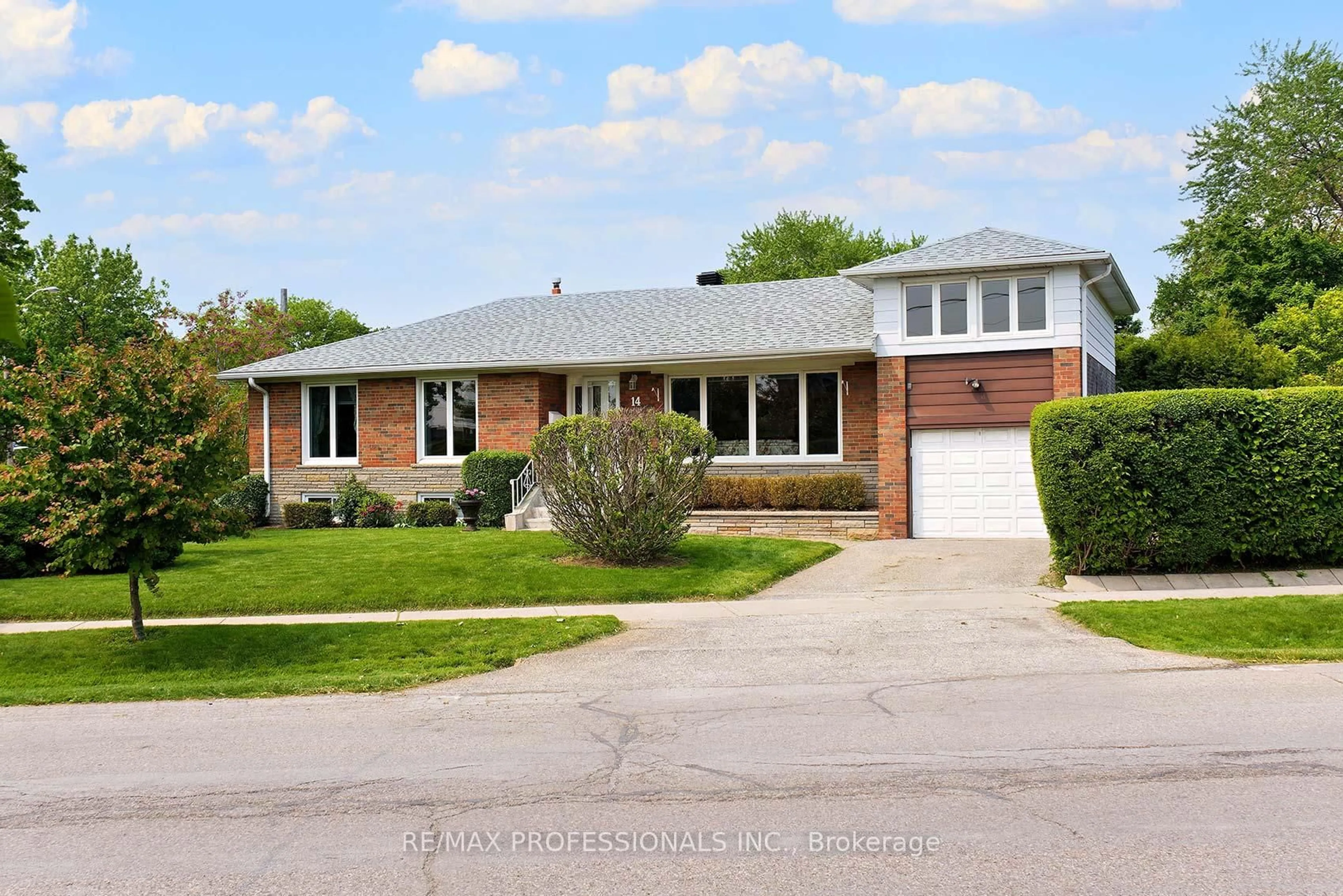 Home with brick exterior material, street for 14 Baskerville Cres, Toronto Ontario M9C 1T8