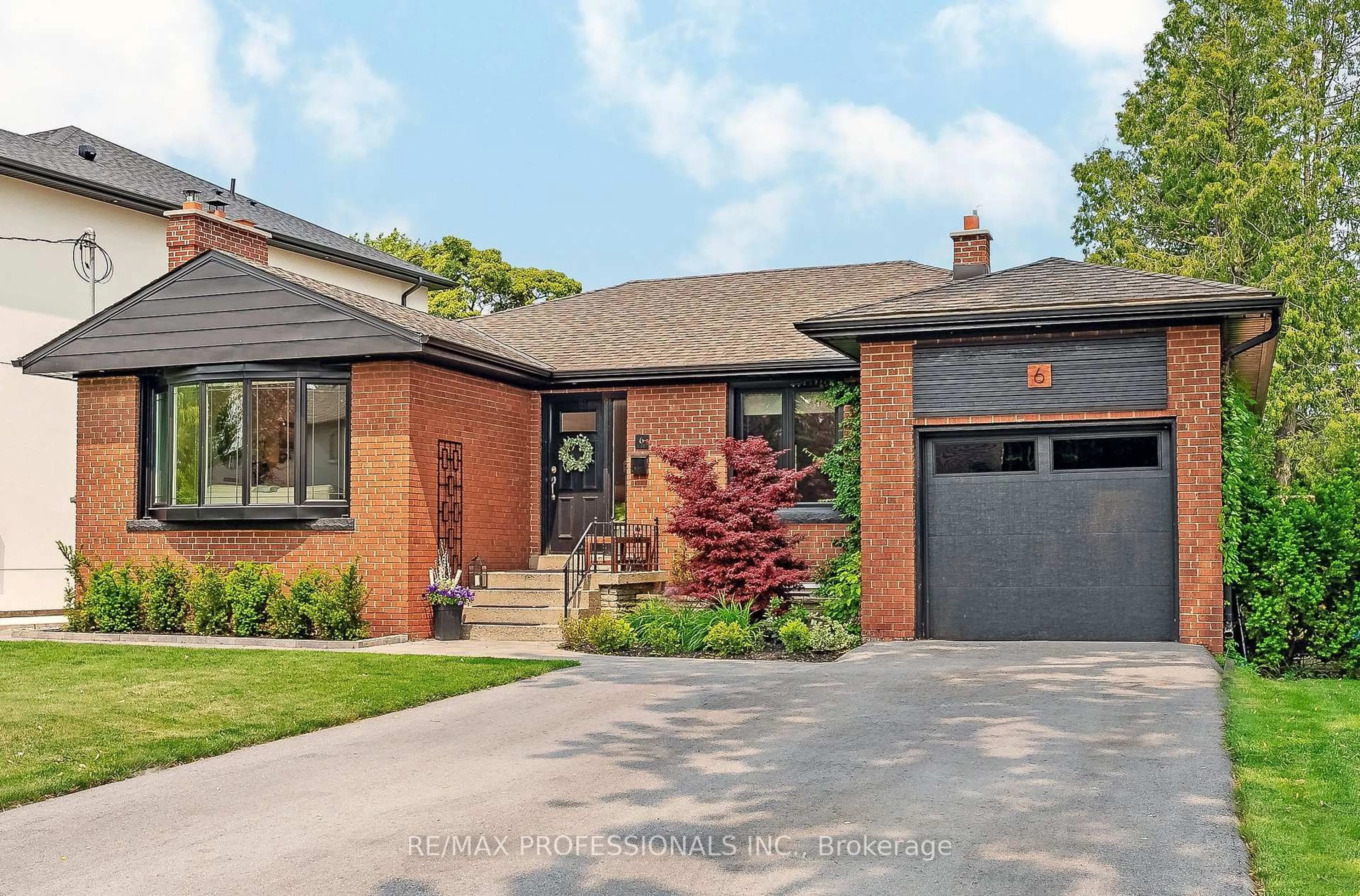 Home with brick exterior material, street for 6 Greening Cres, Toronto Ontario M9A 1N8