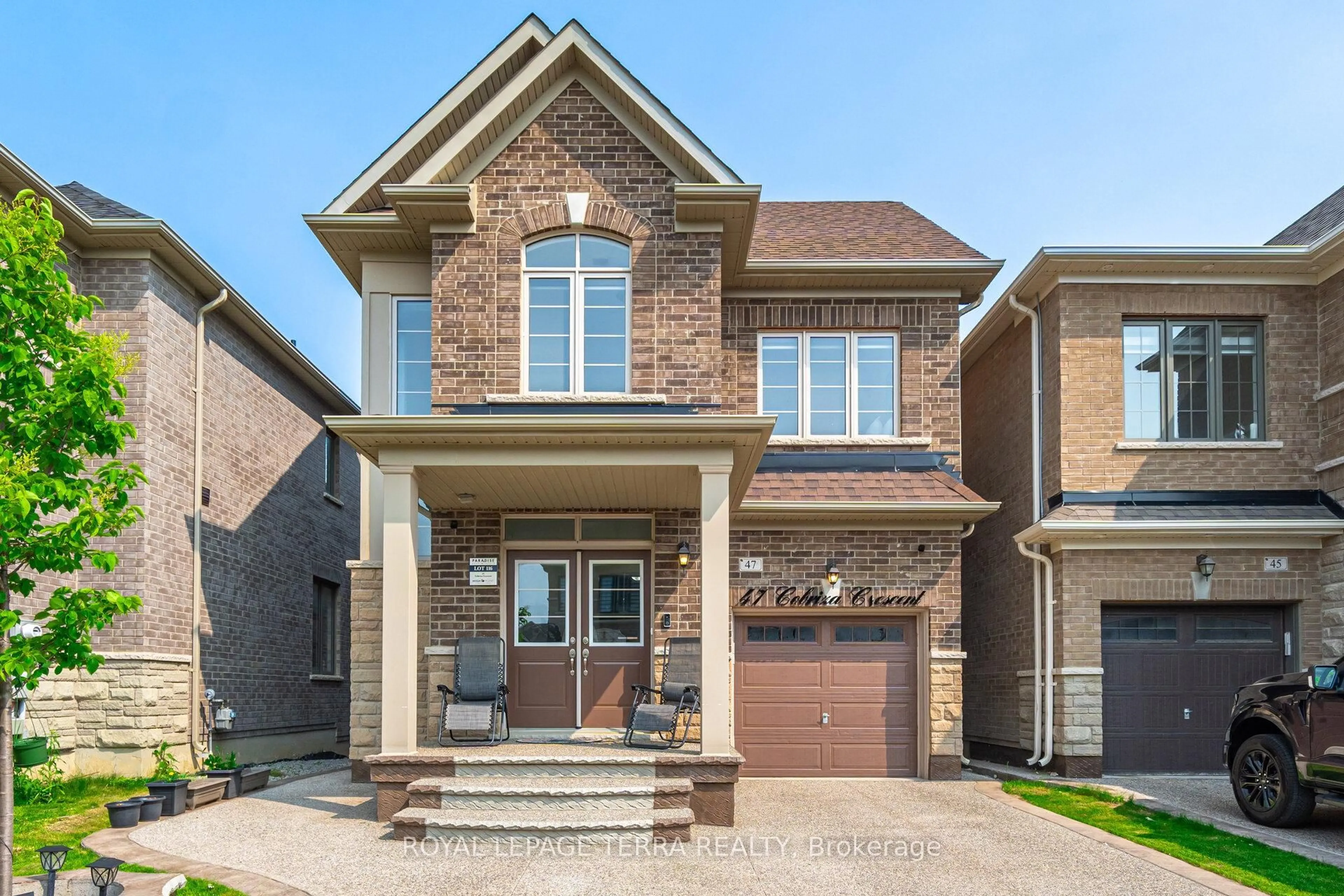 Home with brick exterior material, street for 47 Cobriza Cres, Brampton Ontario L7A 5A6