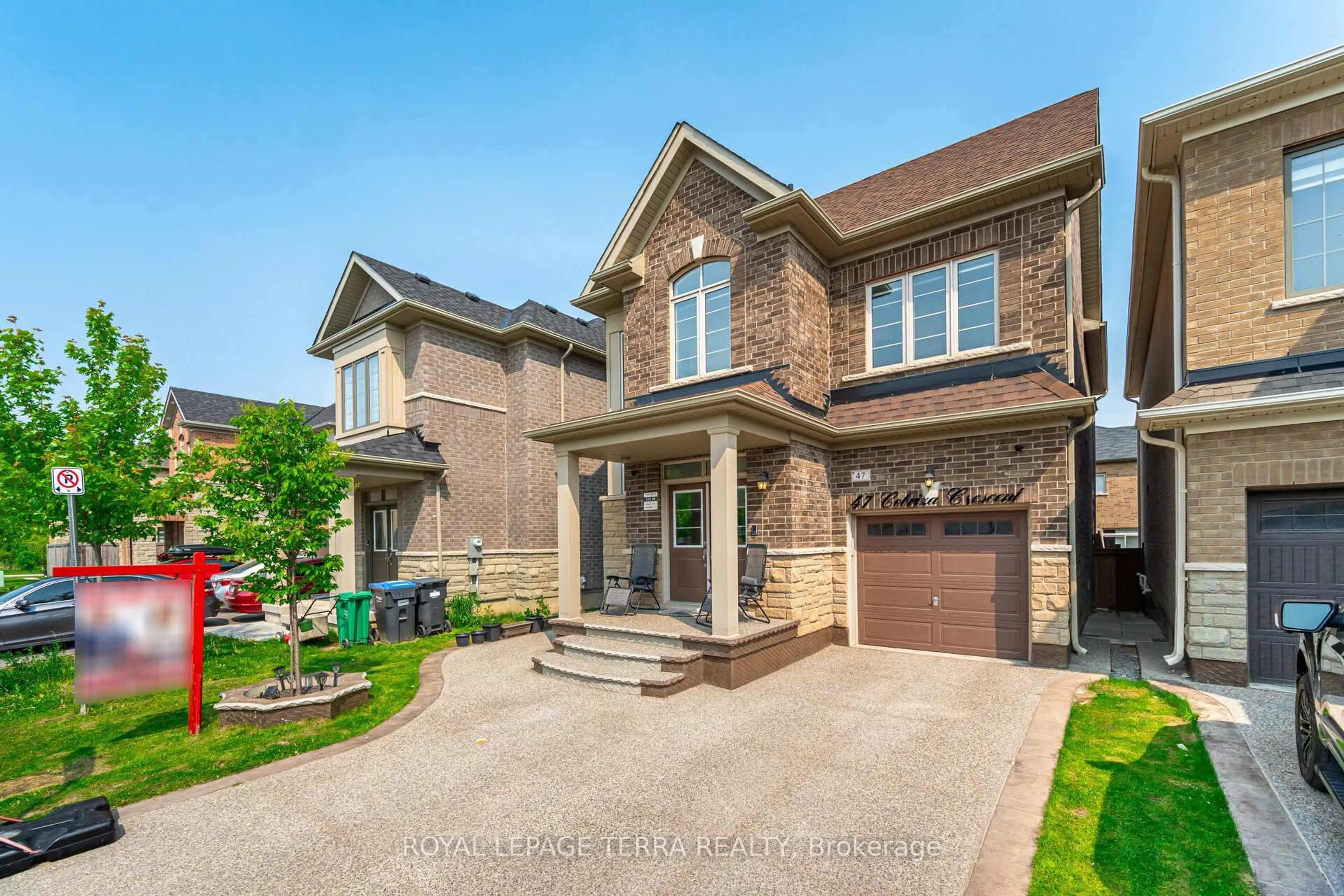Home with brick exterior material, street for 47 Cobriza Cres, Brampton Ontario L7A 5A6