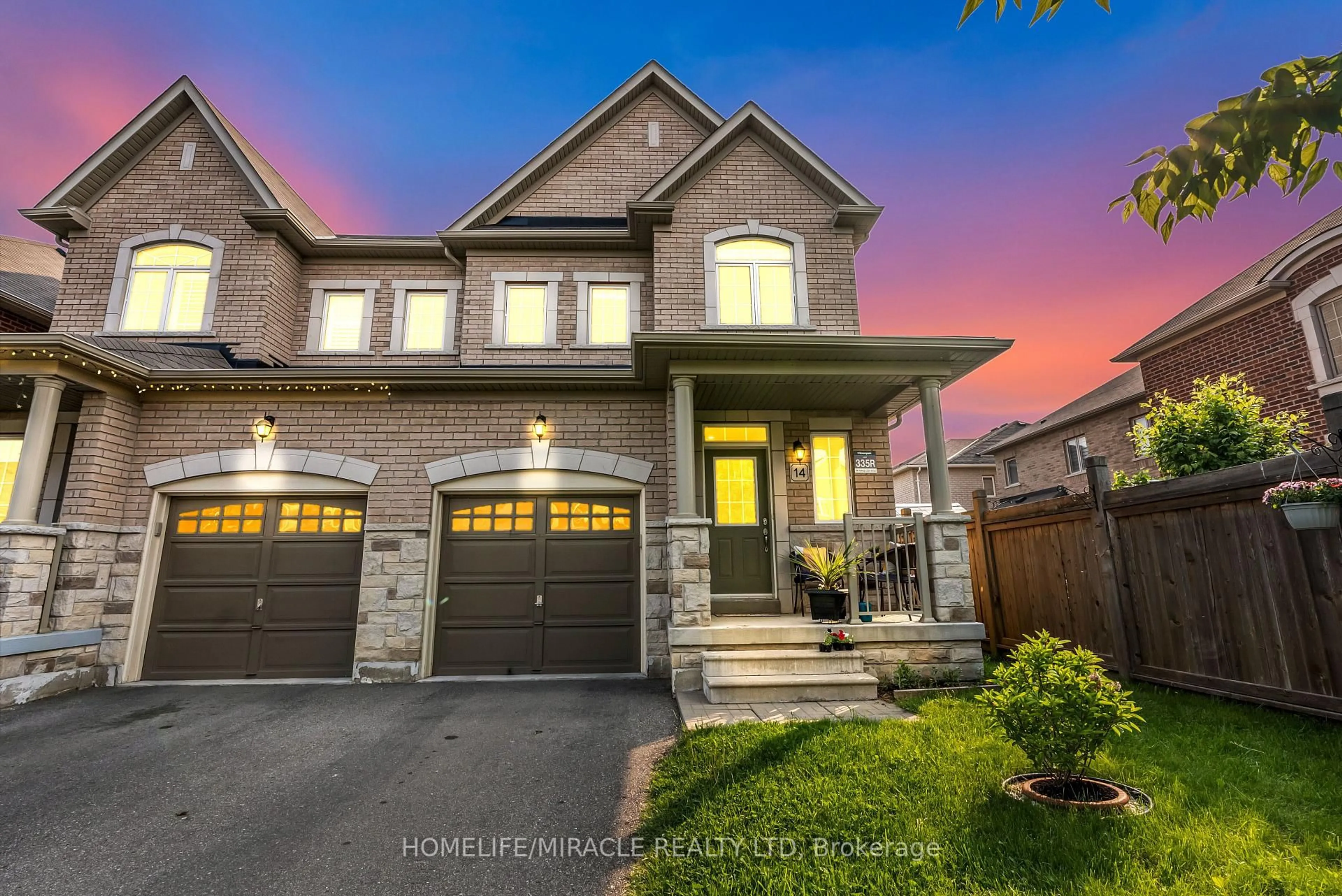 Home with brick exterior material, street for 14 Falling Leaf Dr, Caledon Ontario L4G 6K6