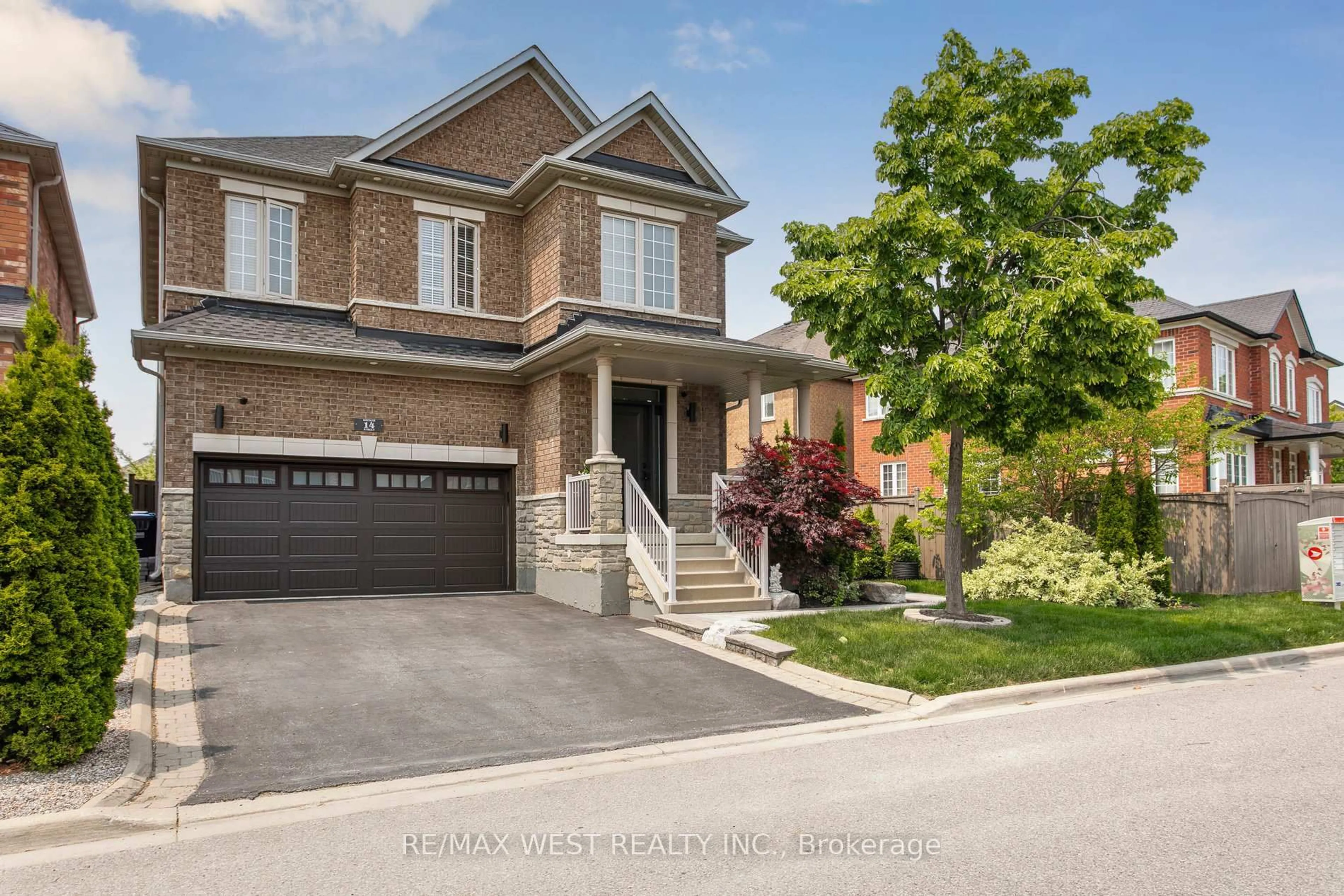 Home with brick exterior material, street for 14 Kistler St, Brampton Ontario L6R 0P7
