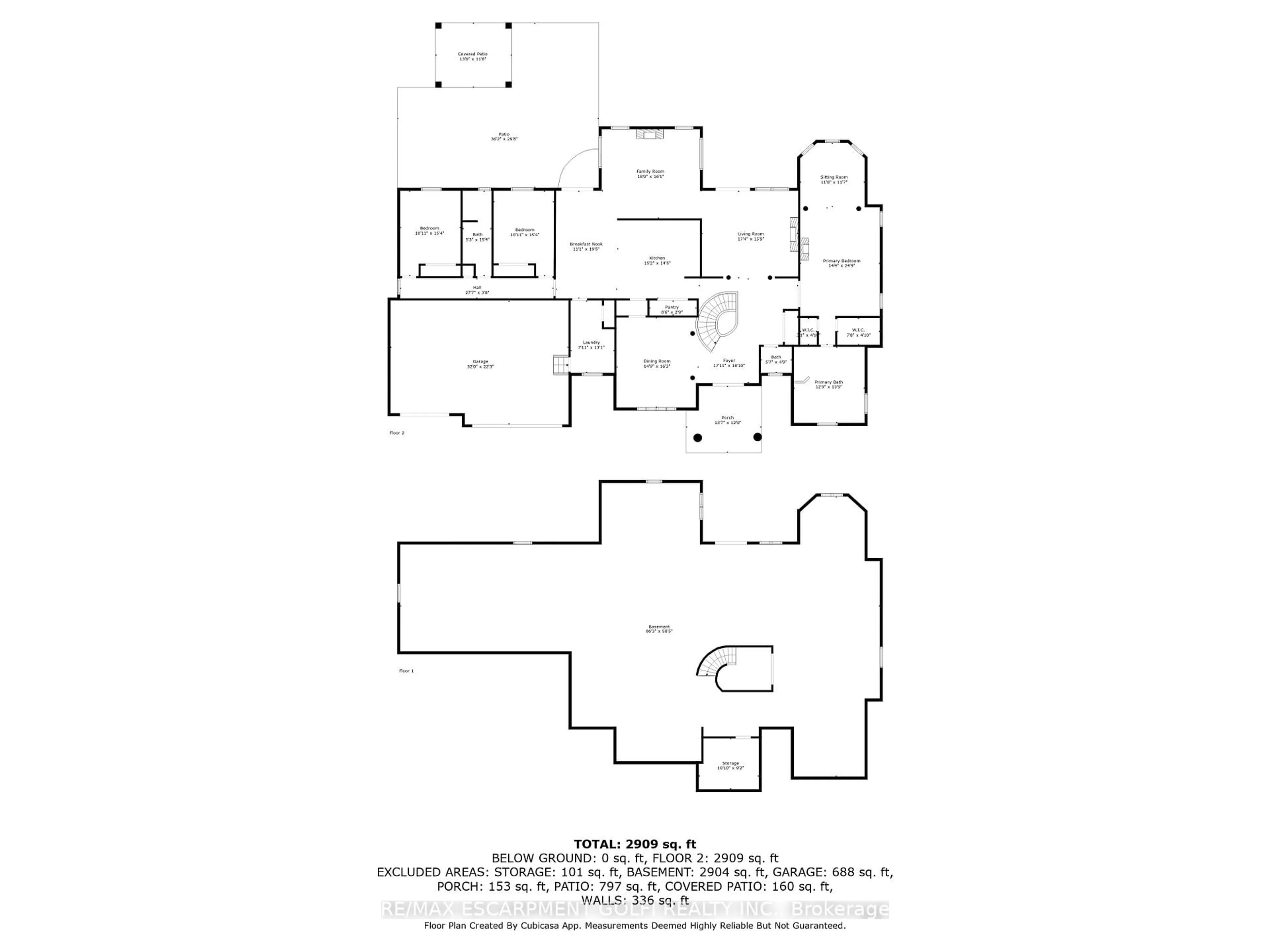 Floor plan for 15 Rolling Meadow Dr, Caledon Ontario L2N 1A7
