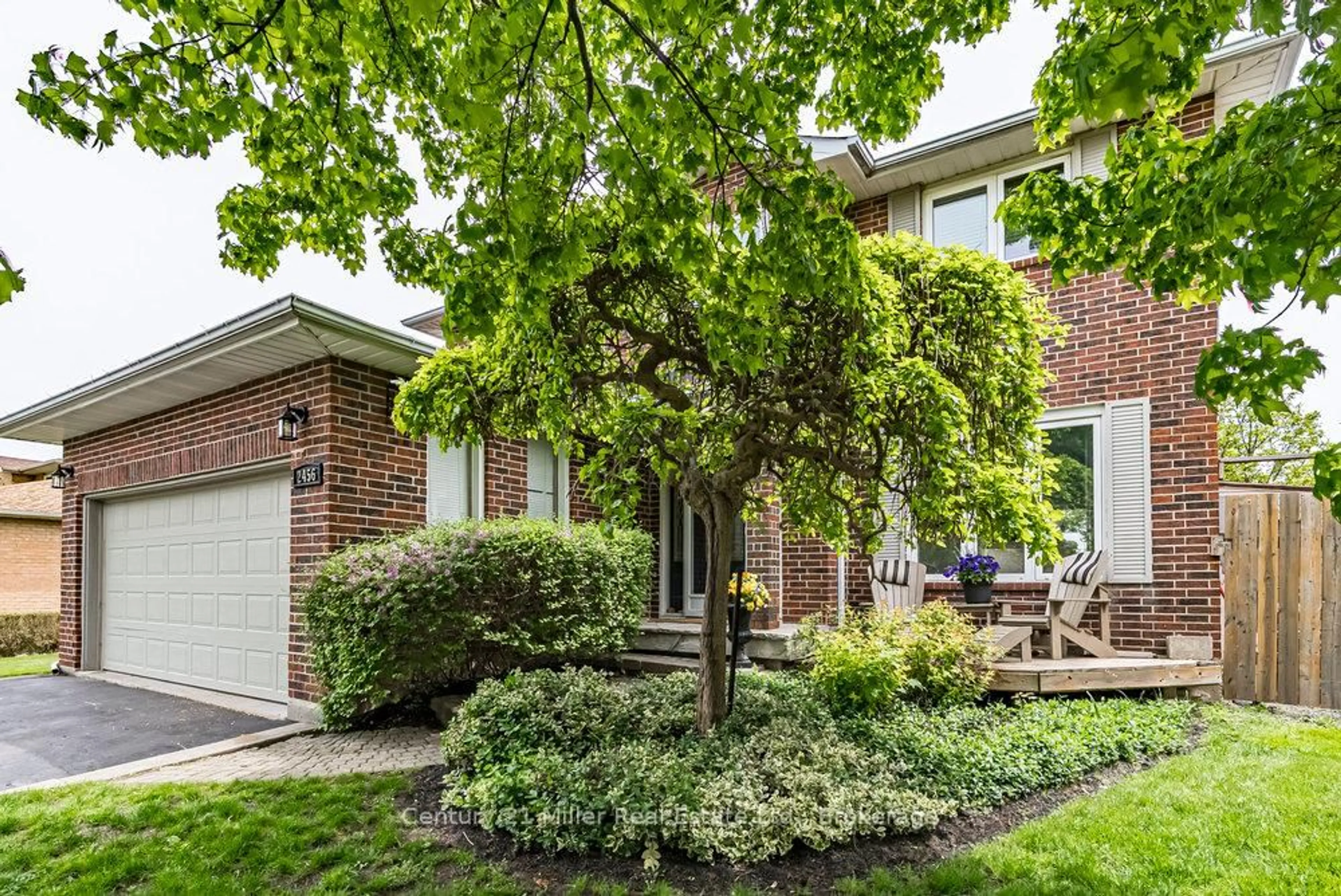Home with brick exterior material, street for 2456 Overton Dr, Burlington Ontario L7P 4B5
