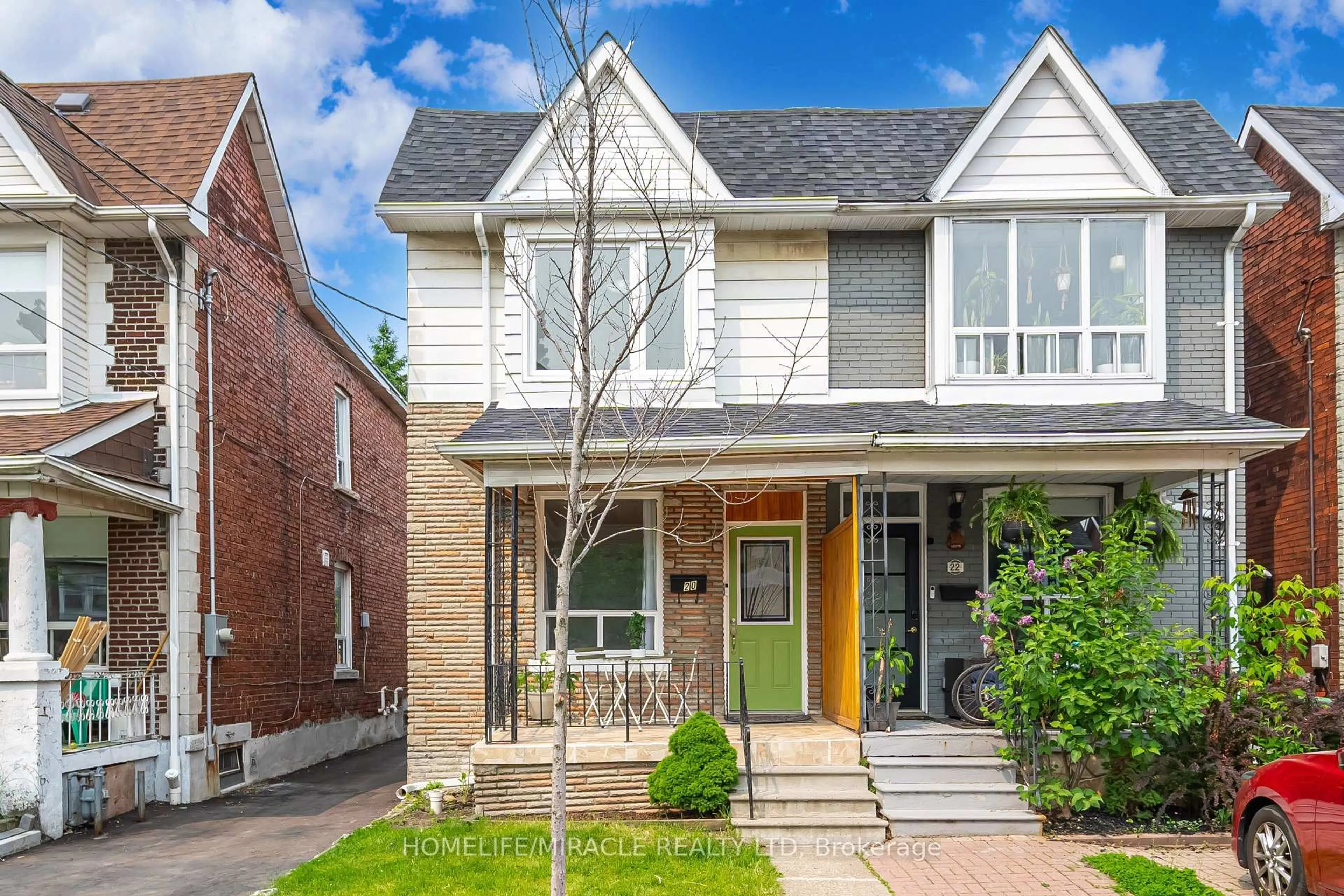Home with brick exterior material, street for 20 Royal St, Toronto Ontario M6N 3Z4