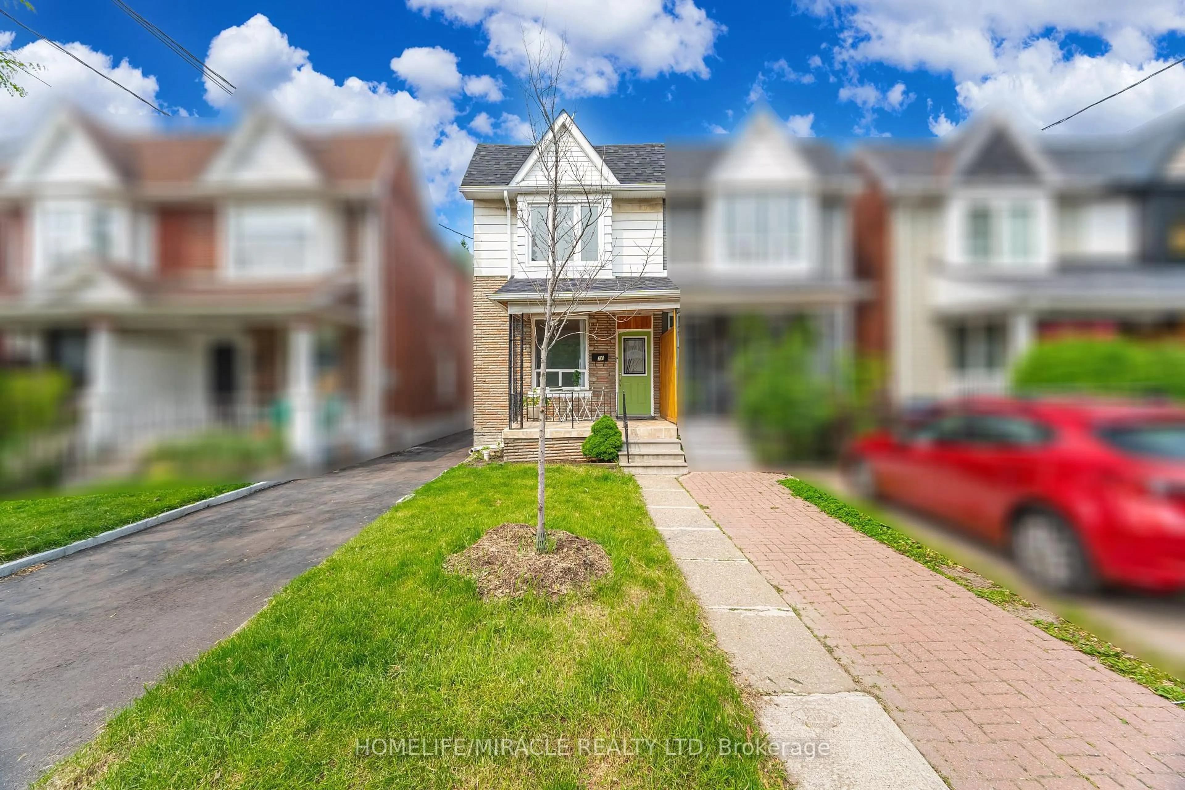 Home with brick exterior material, street for 20 Royal St, Toronto Ontario M6N 3Z4