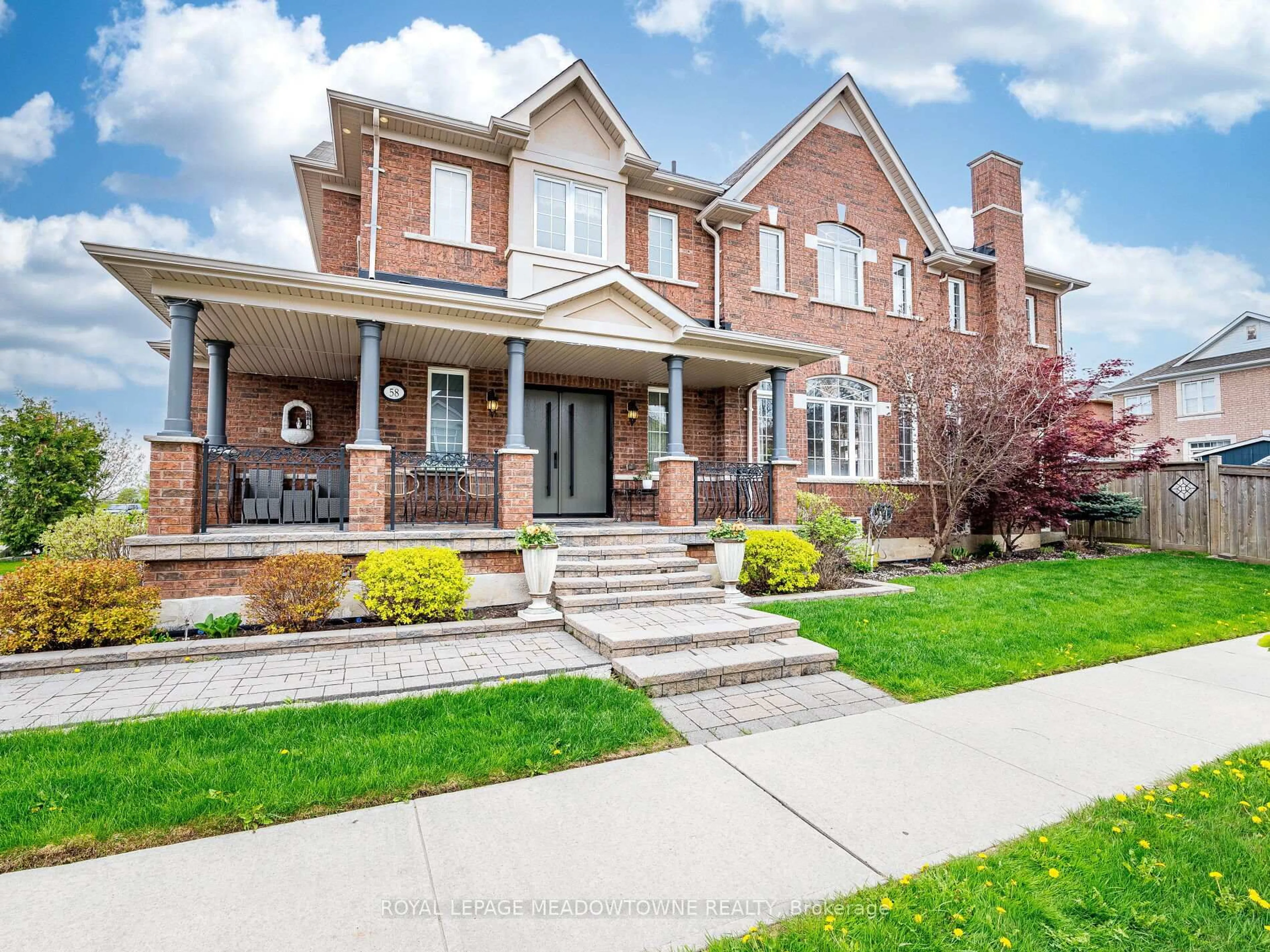 Home with brick exterior material, street for 58 Morningside Dr, Halton Hills Ontario L7G 0H7