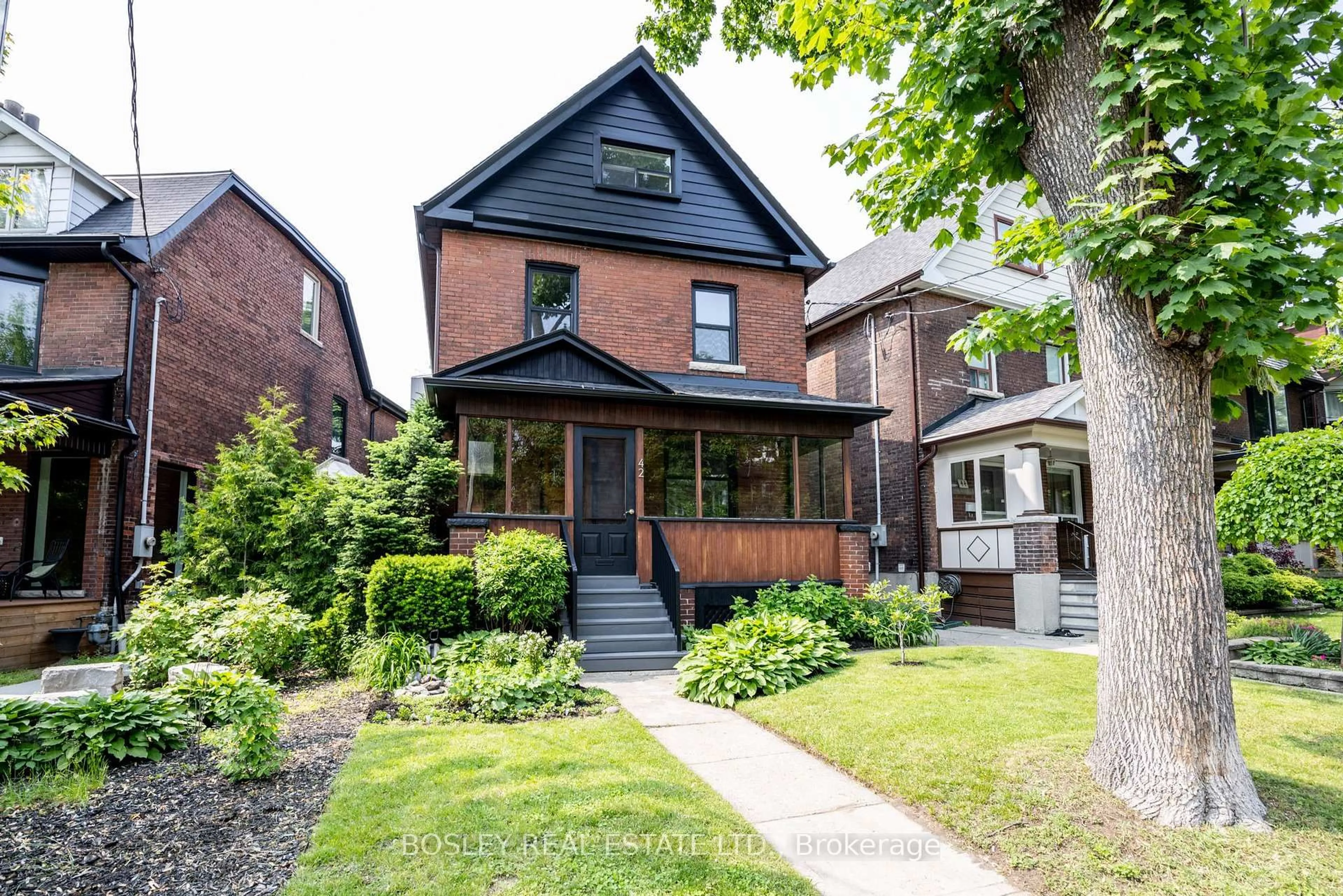 Home with brick exterior material, street for 42 Lynd Ave, Toronto Ontario M6R 1T9