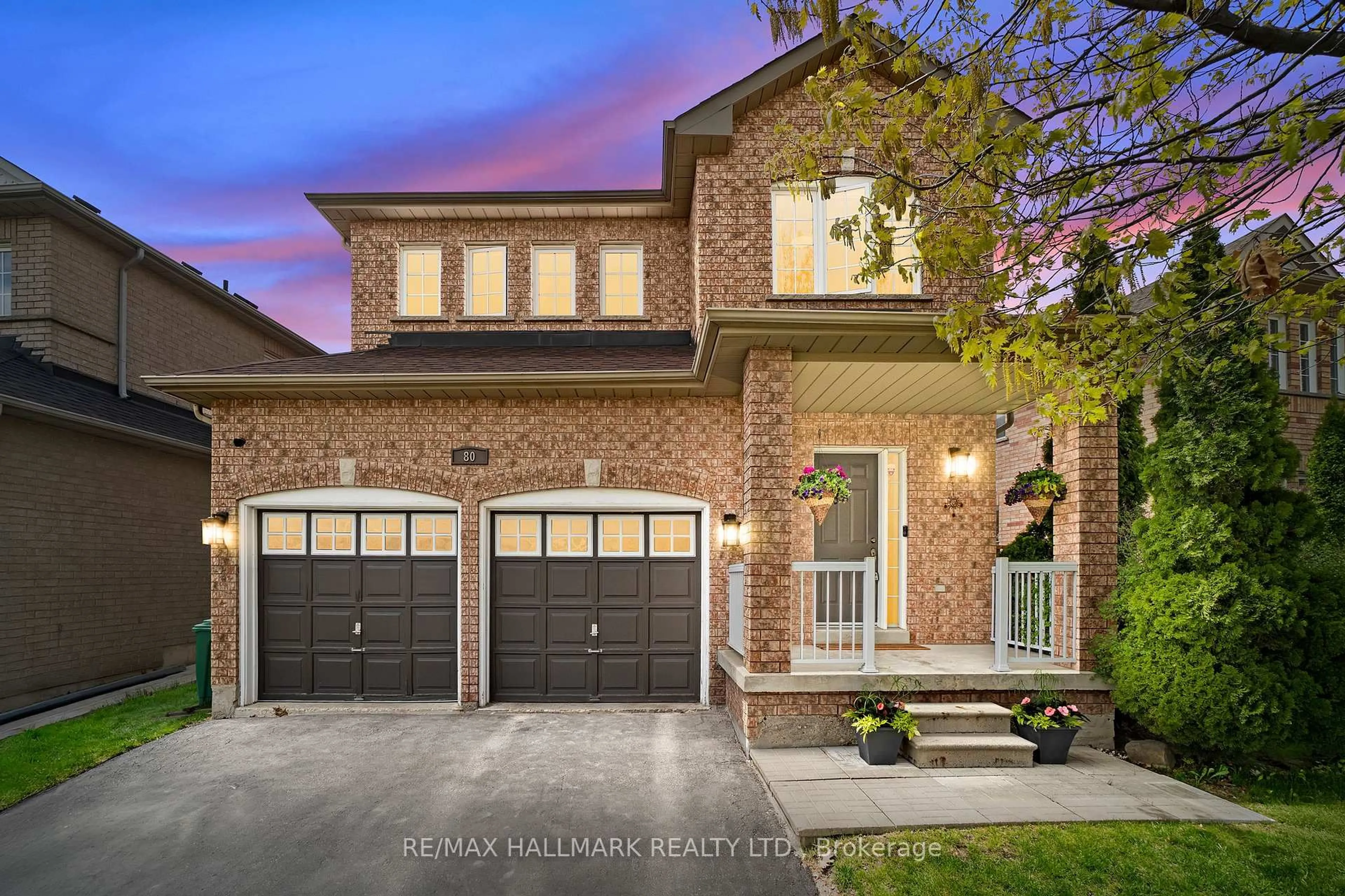 Home with brick exterior material, street for 80 Sewells Lane, Brampton Ontario L7A 2Z8