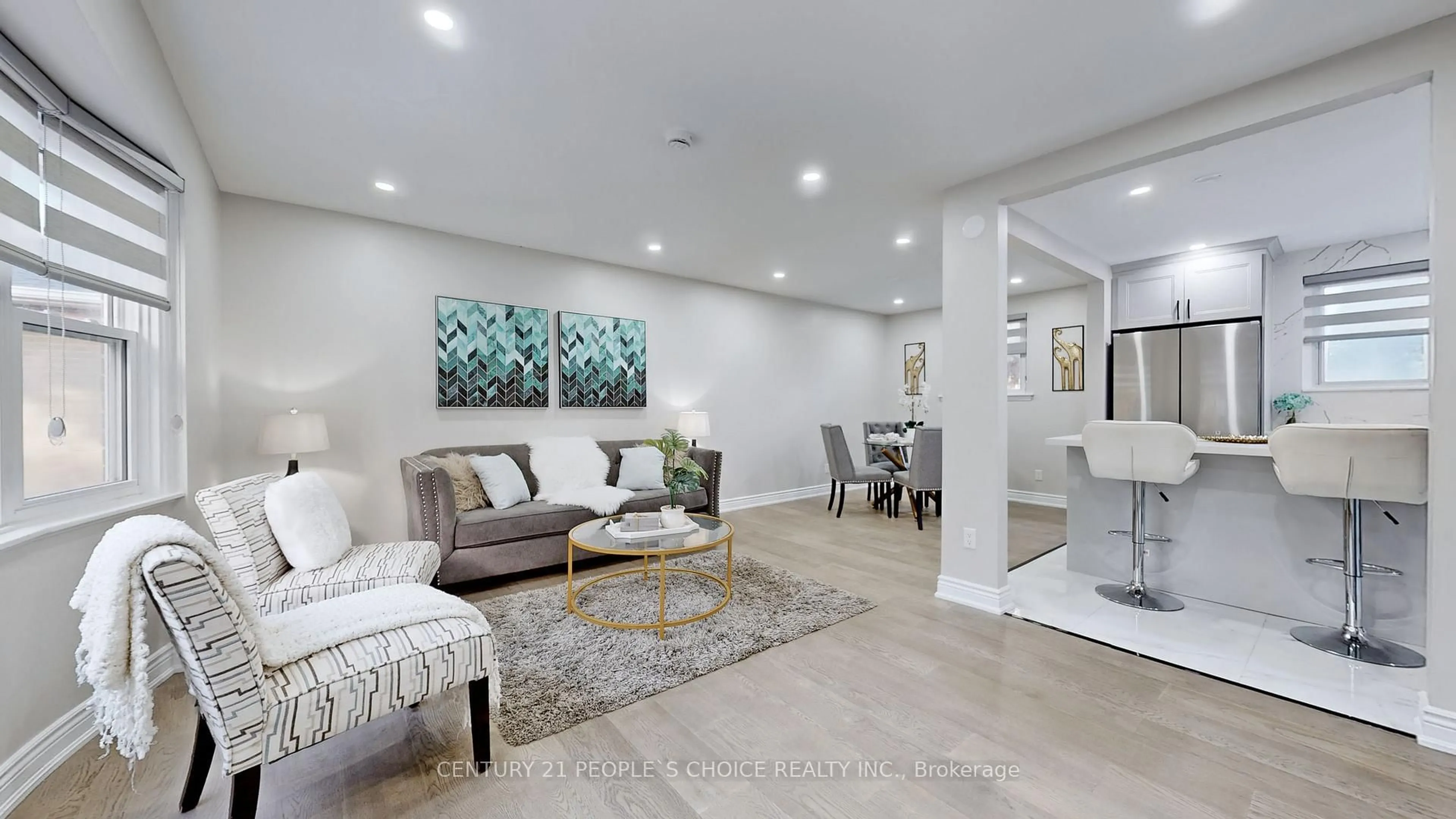 Living room with furniture, unknown for 58 Brookdale Cres, Brampton Ontario L6T 1M7