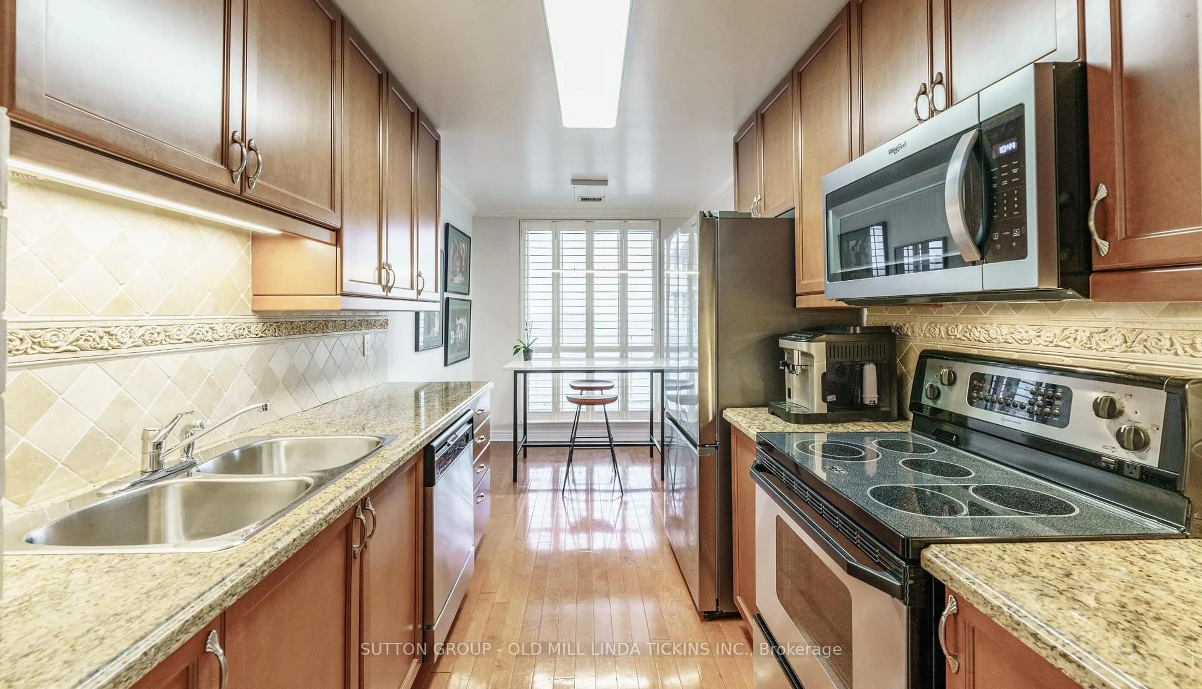 Standard kitchen, ceramic/tile floor for 350 Mill Rd #702, Toronto Ontario M9C 5R7