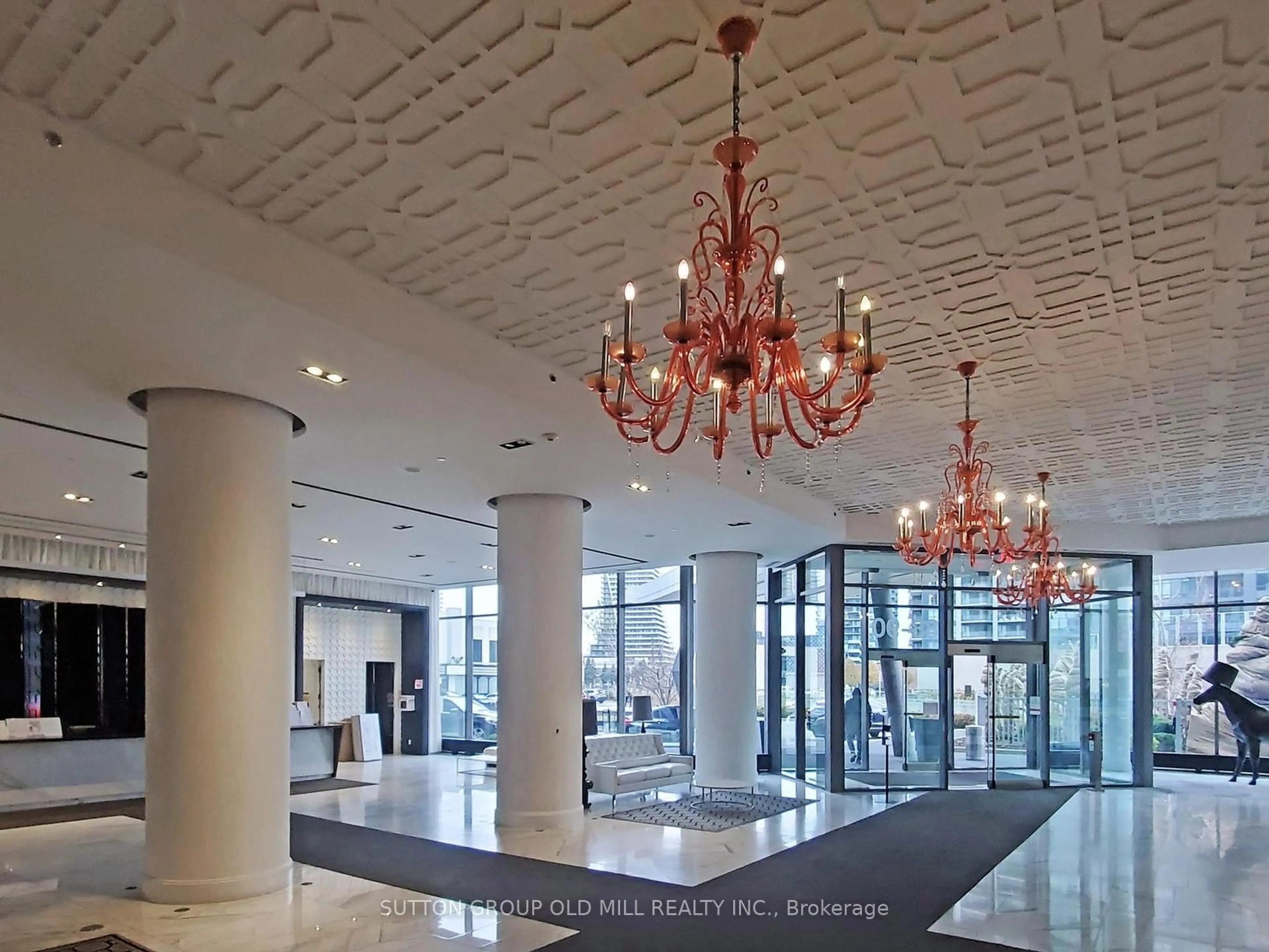 Lobby for 90 Park Lawn Rd #1205, Toronto Ontario M8Y 0B6