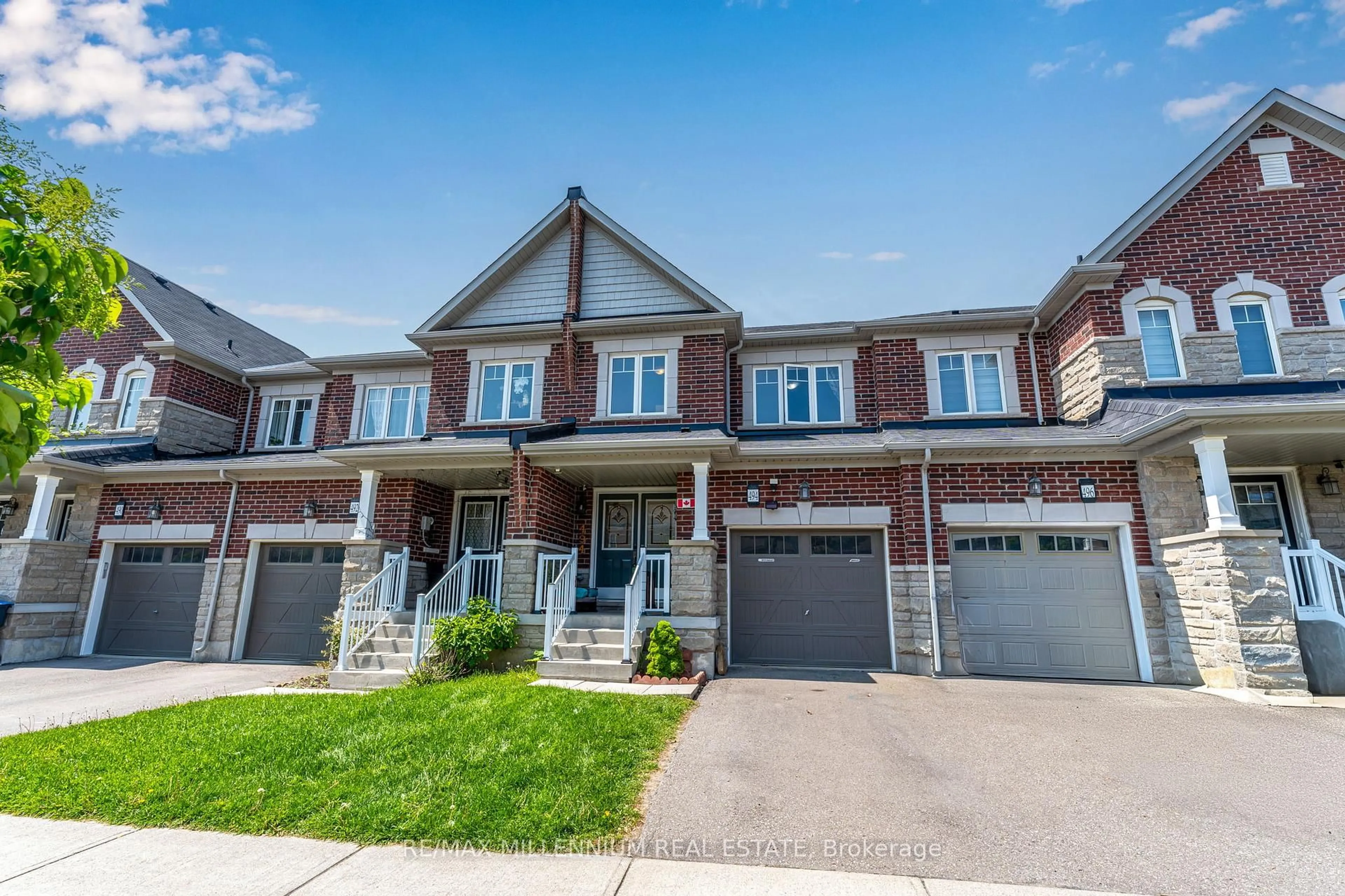 Home with brick exterior material, street for 494 Queen Mary Dr, Brampton Ontario L7A 4N3