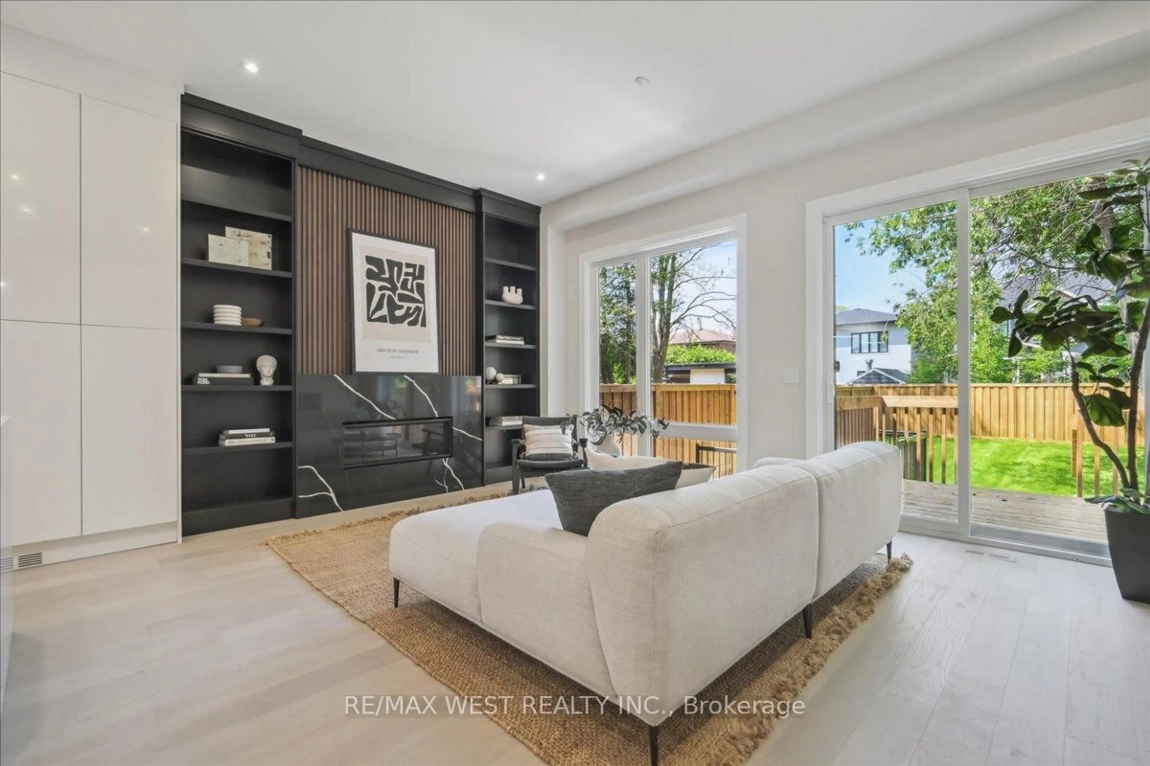 Living room with furniture, unknown for 12B Foch Ave, Toronto Ontario M8W 3X1