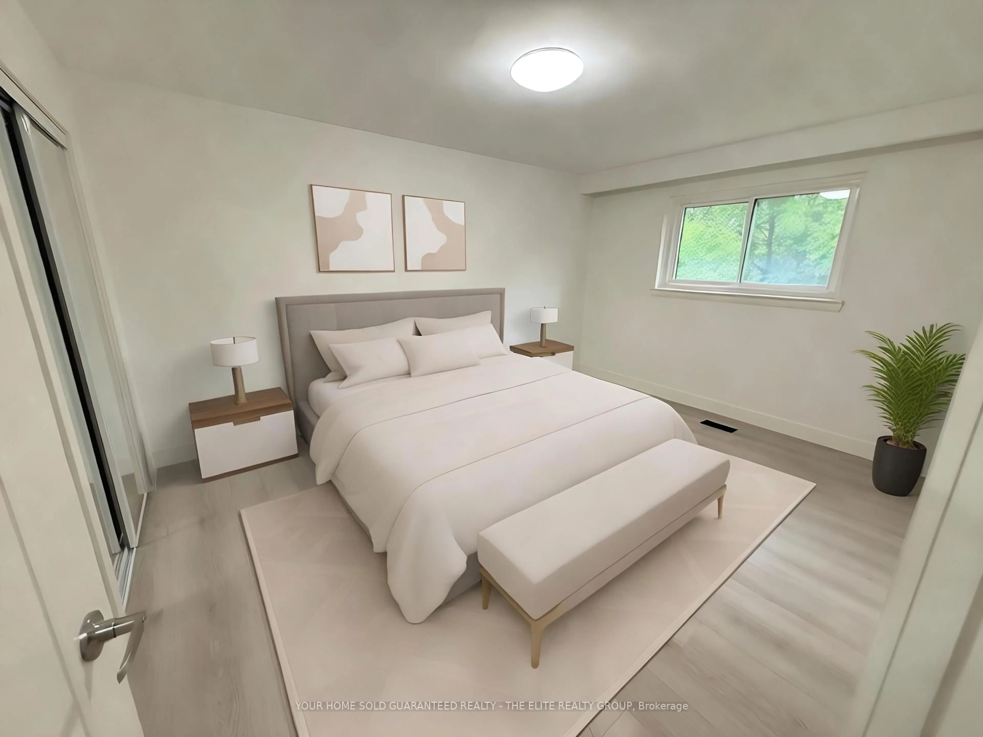 Bedroom with bed, unknown for 3276 Victory Cres, Mississauga Ontario L4T 1L9