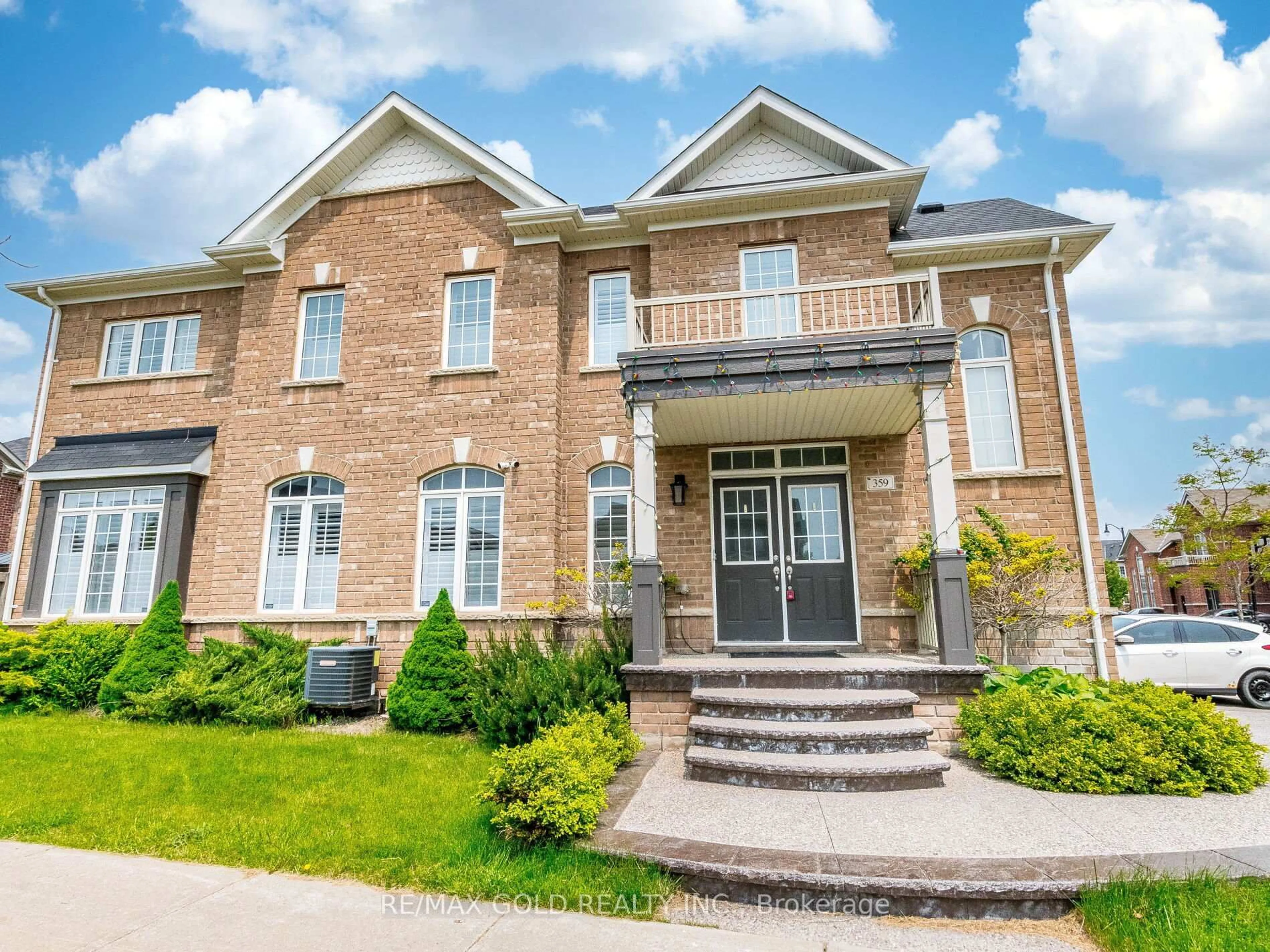 Home with brick exterior material, street for 359 Robert Parkinson Dr, Brampton Ontario L7A 4C9