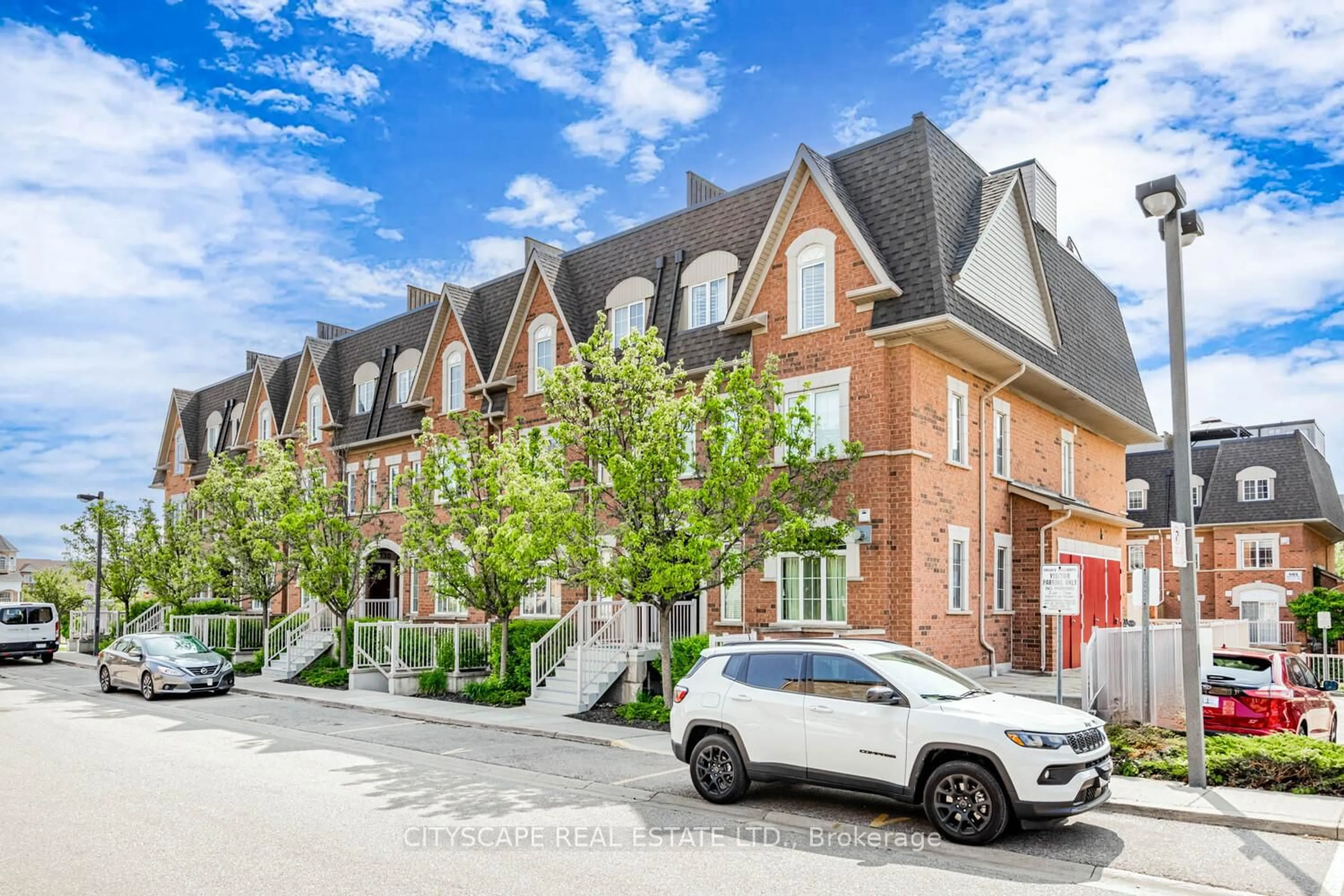 Home with brick exterior material, street for 601 Shoreline Dr #154, Mississauga Ontario L5B 4K3
