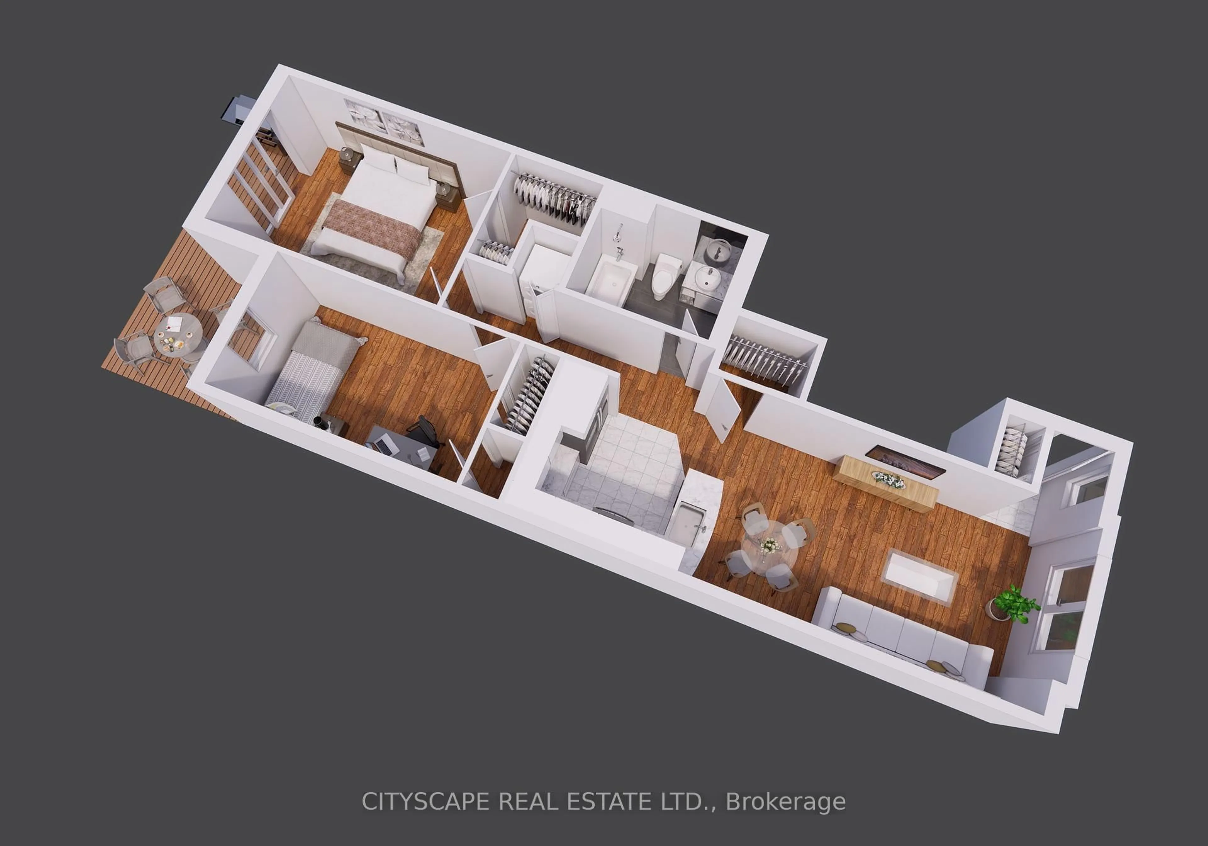 Floor plan for 601 Shoreline Dr #154, Mississauga Ontario L5B 4K3