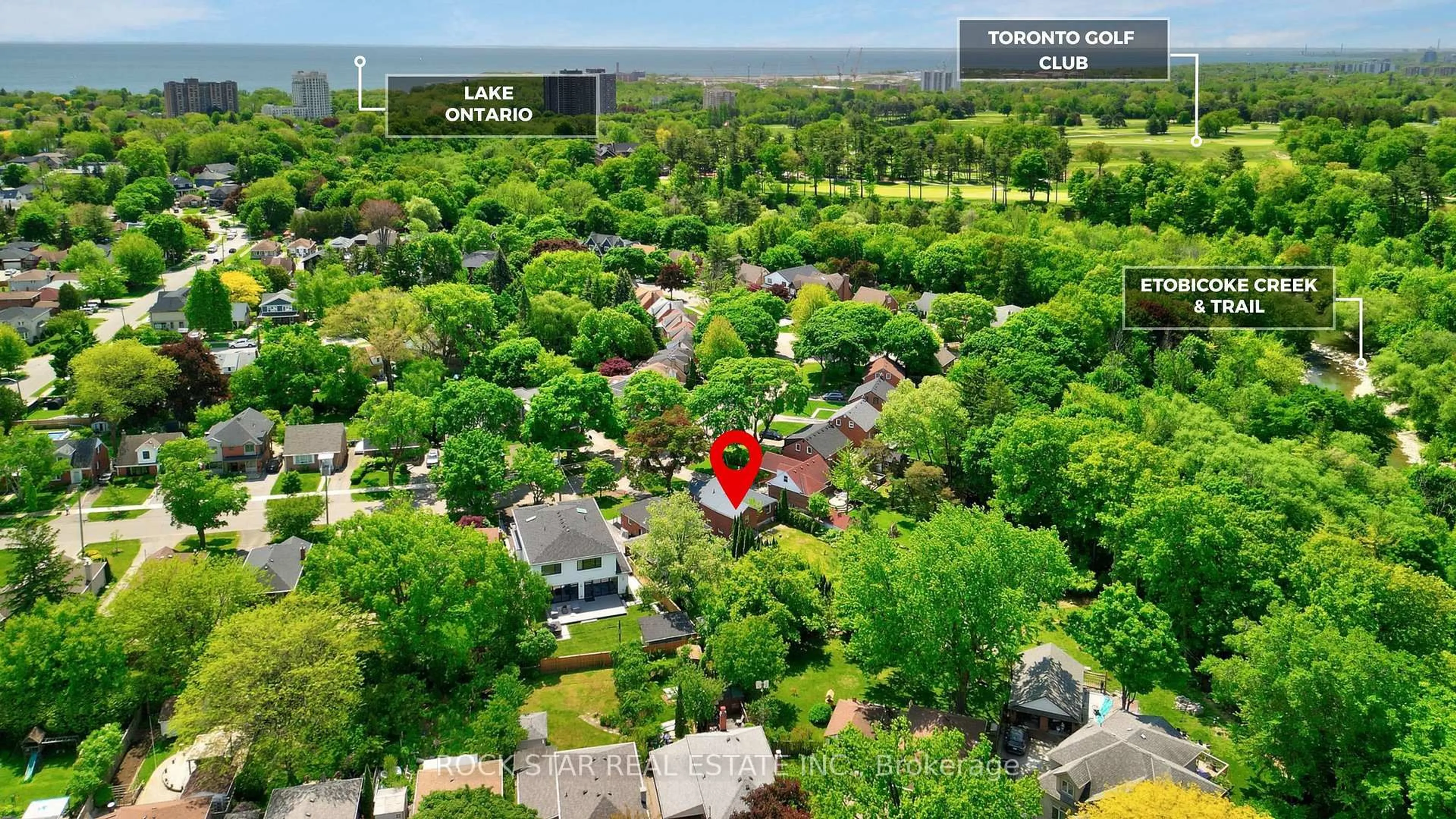 A pic from outside/outdoor area/front of a property/back of a property/a pic from drone, street for 20 Westleigh Cres, Toronto Ontario M8W 3Z7
