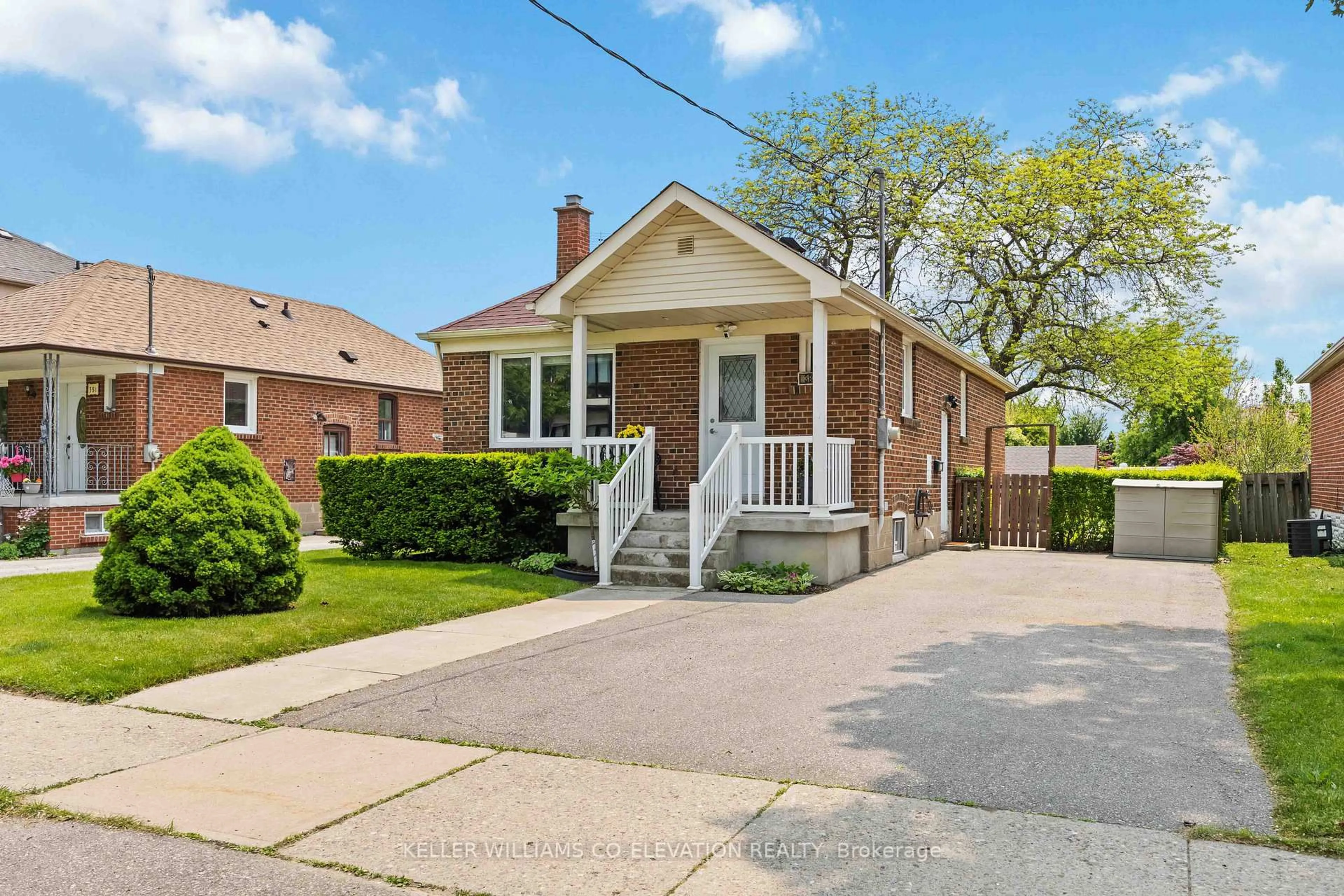 Home with brick exterior material, street for 383 Rimilton Ave, Toronto Ontario M8W 2G1