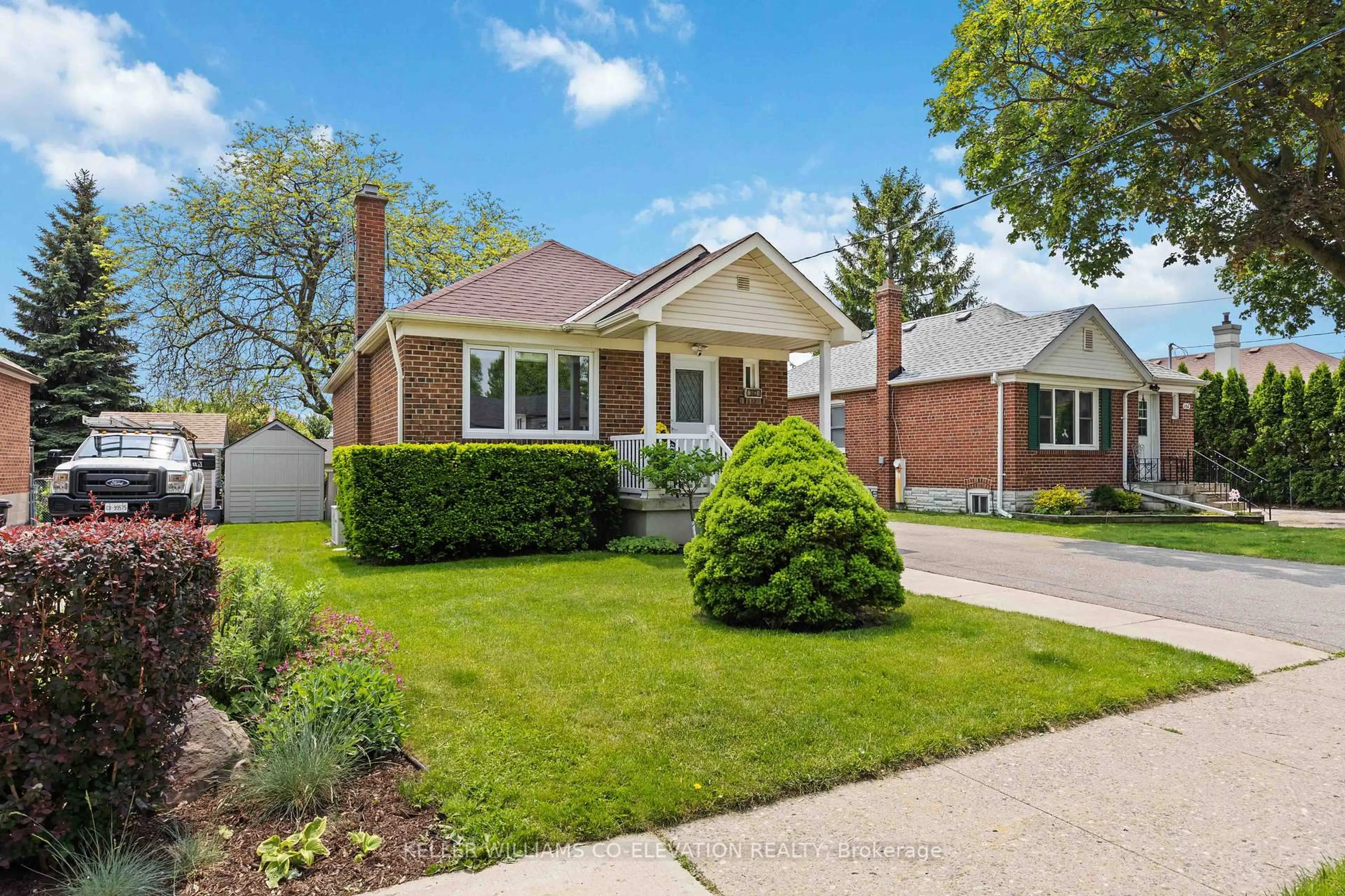 Home with brick exterior material, street for 383 Rimilton Ave, Toronto Ontario M8W 2G1