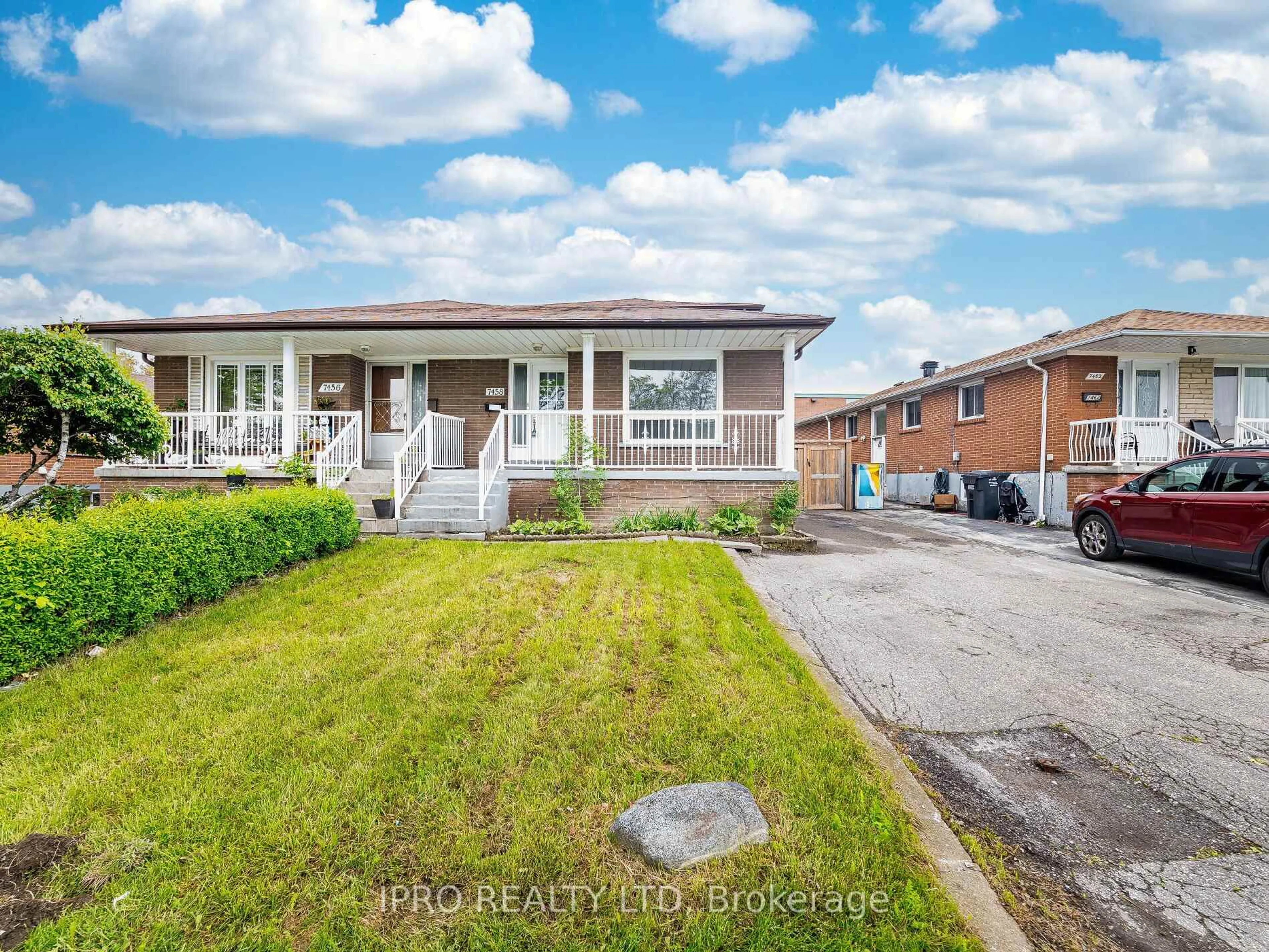 Home with brick exterior material, street for 7458 Catalpa Rd, Mississauga Ontario L4T 2T3