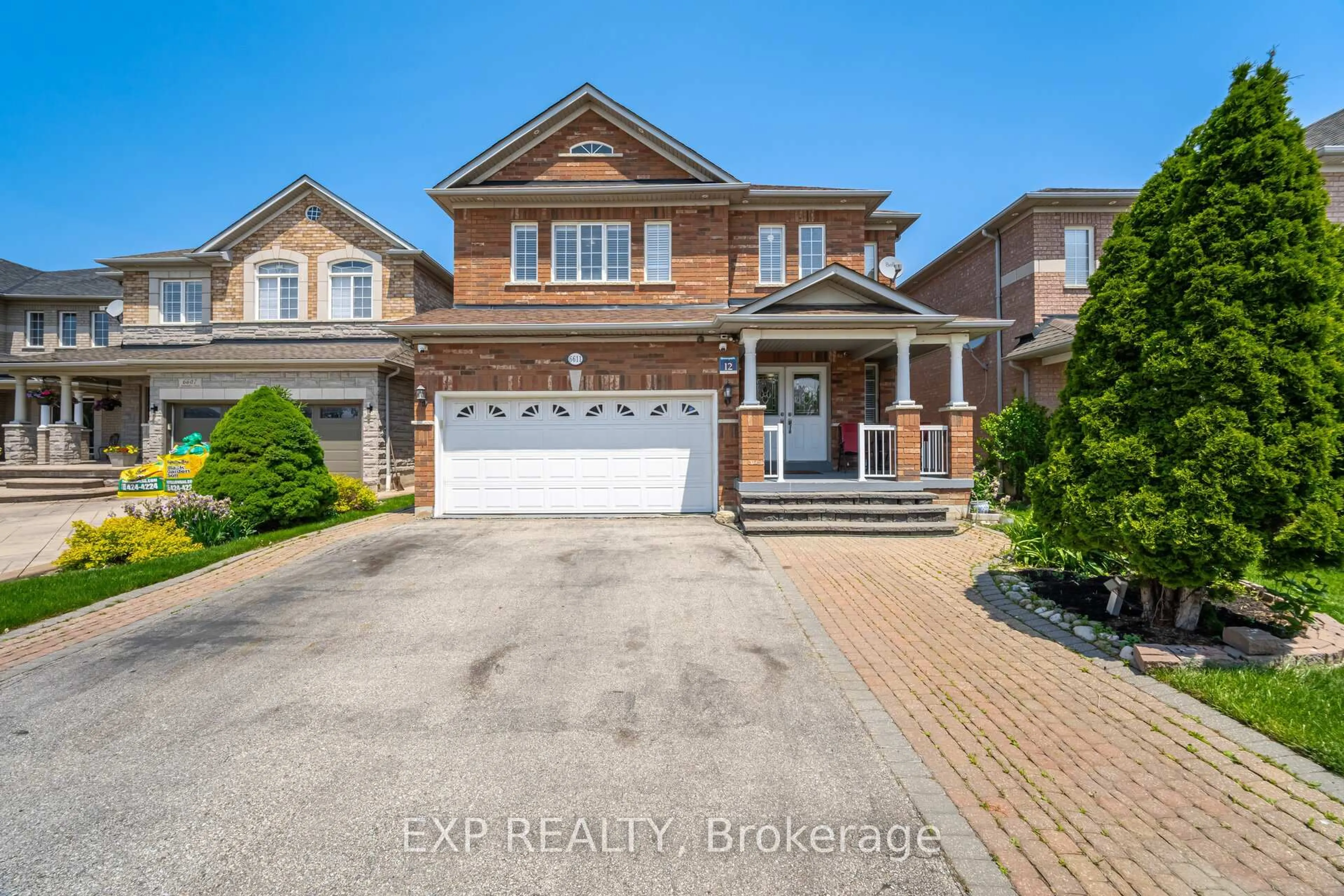 Home with brick exterior material, street for 6611 Spinnaker Circ, Mississauga Ontario L5W 1R2