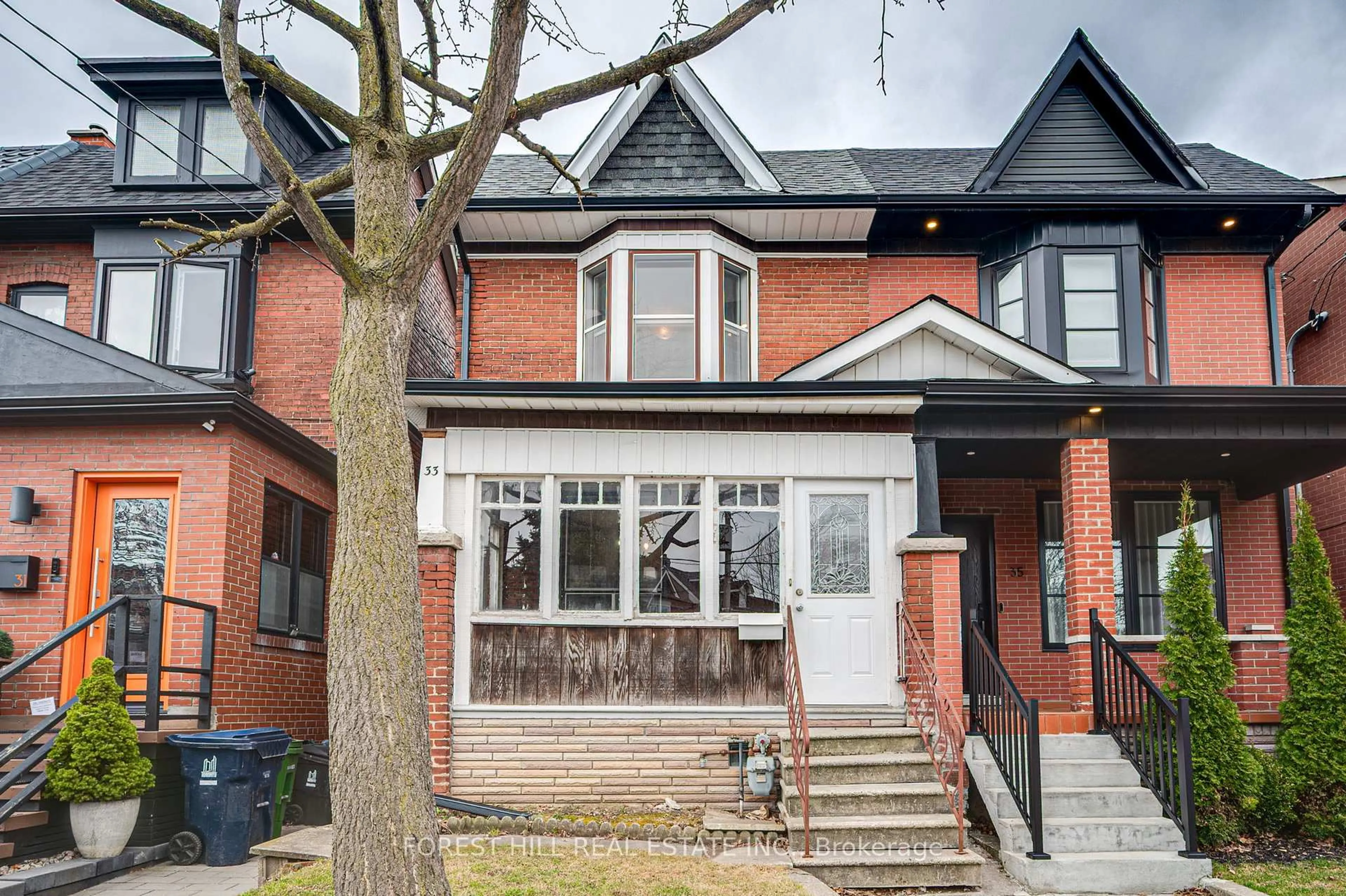 Home with brick exterior material, street for 33 Hounslow Heath Rd, Toronto Ontario M6N 1G7