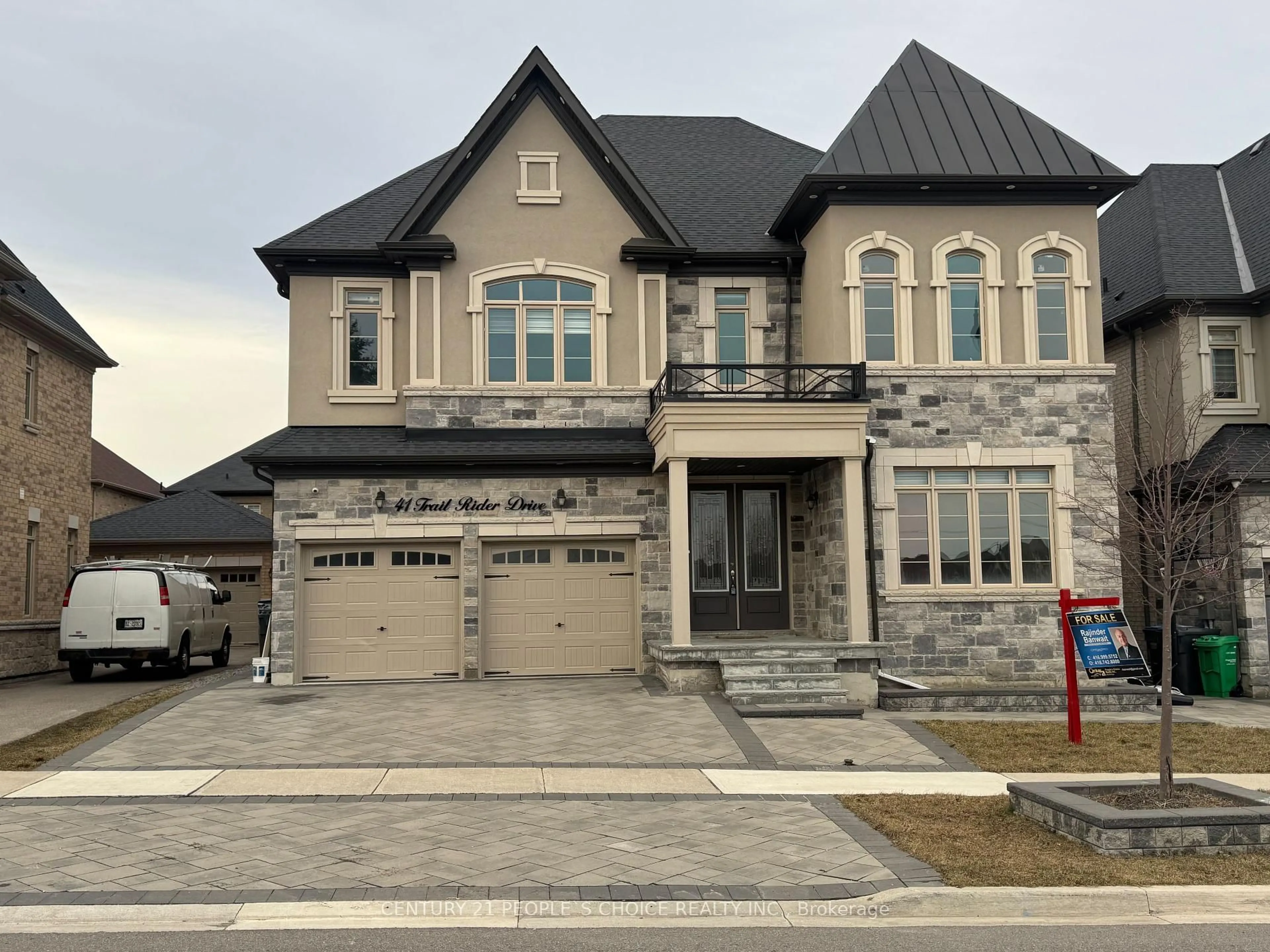 Home with brick exterior material, street for 41 Trail Rider Dr, Brampton Ontario L6P 4J9