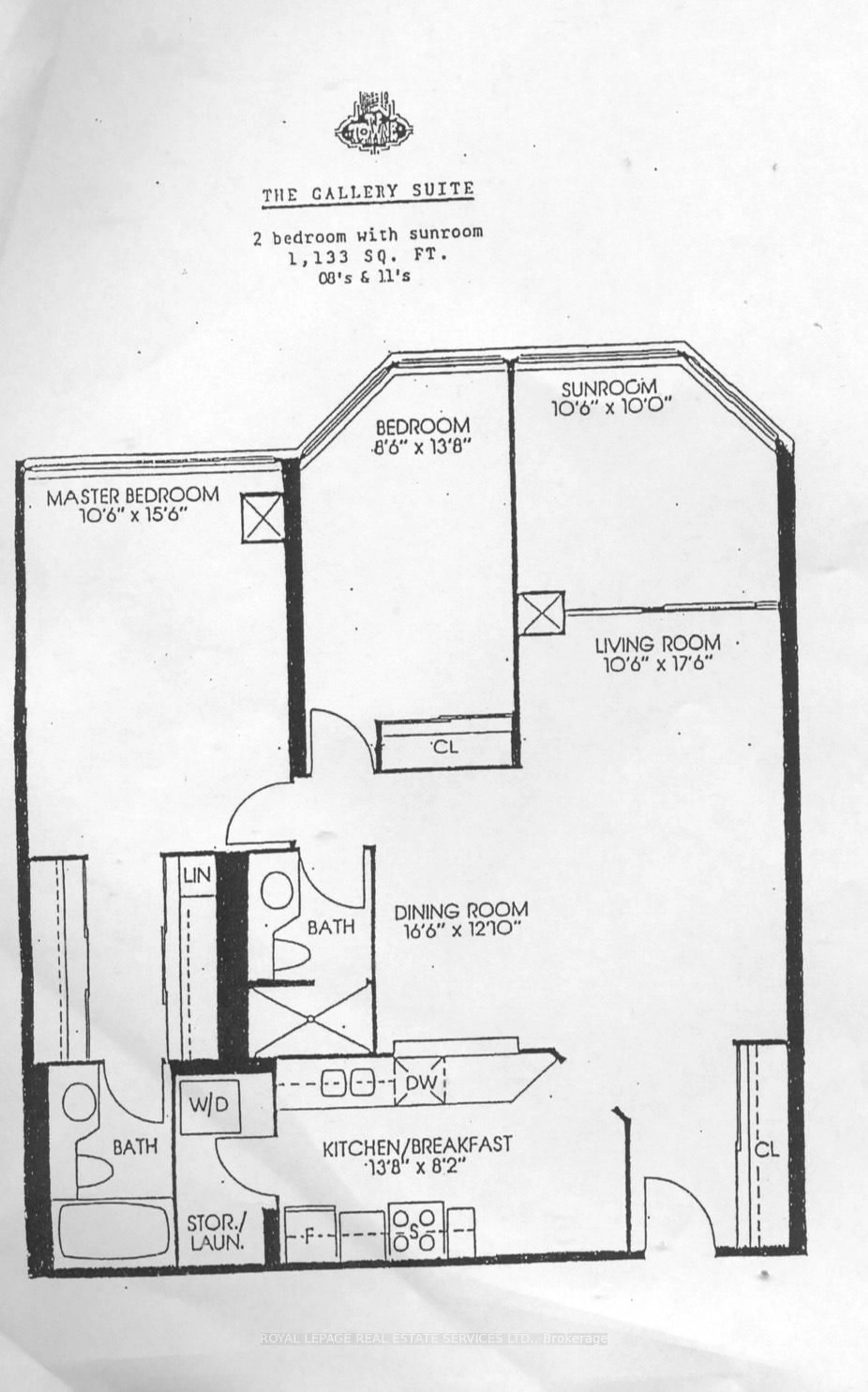 Floor plan for 3605 Kariya Dr #2111, Mississauga Ontario L5B 3J4