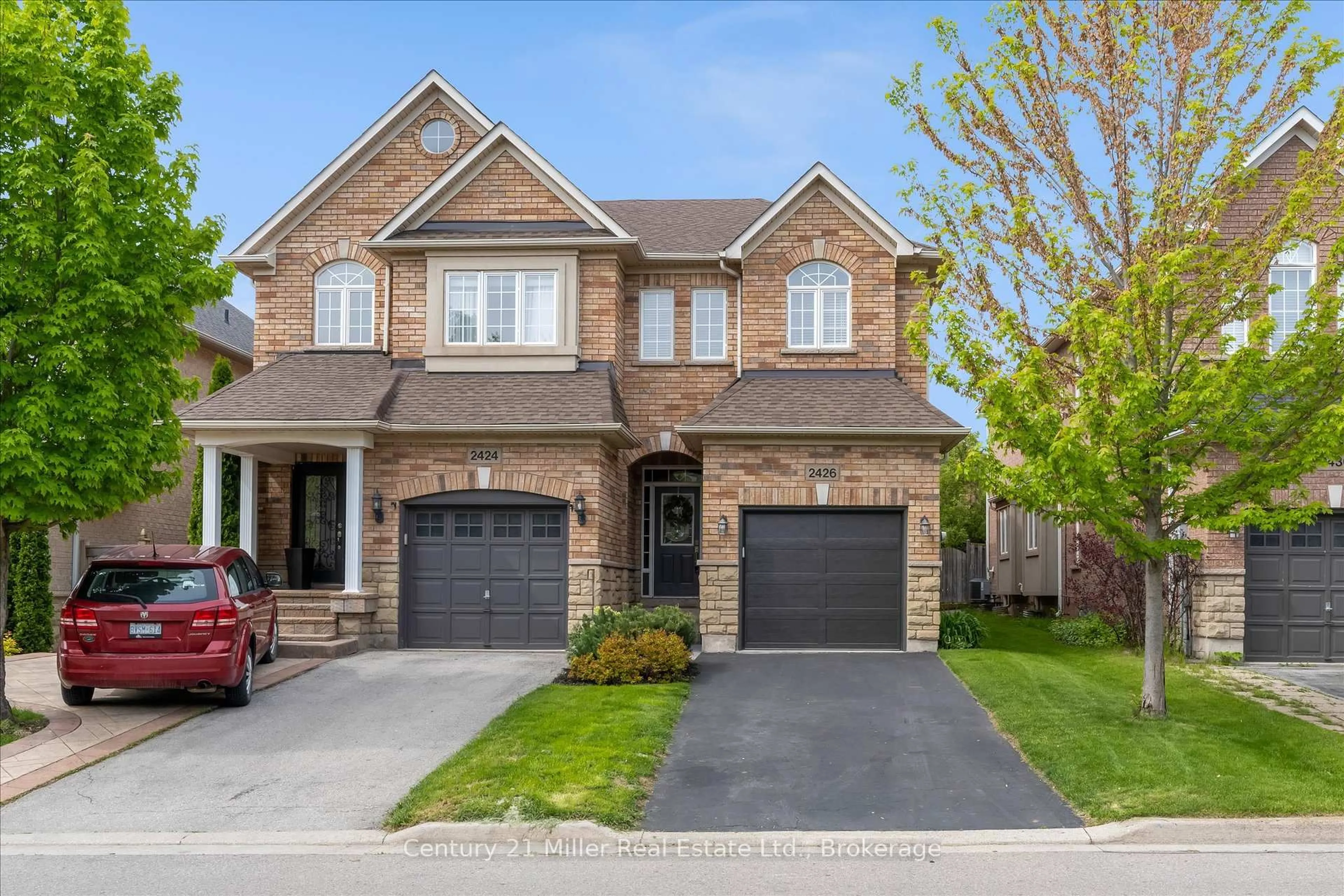 Home with brick exterior material, street for 2426 Felhaber Cres, Oakville Ontario L6H 7N8