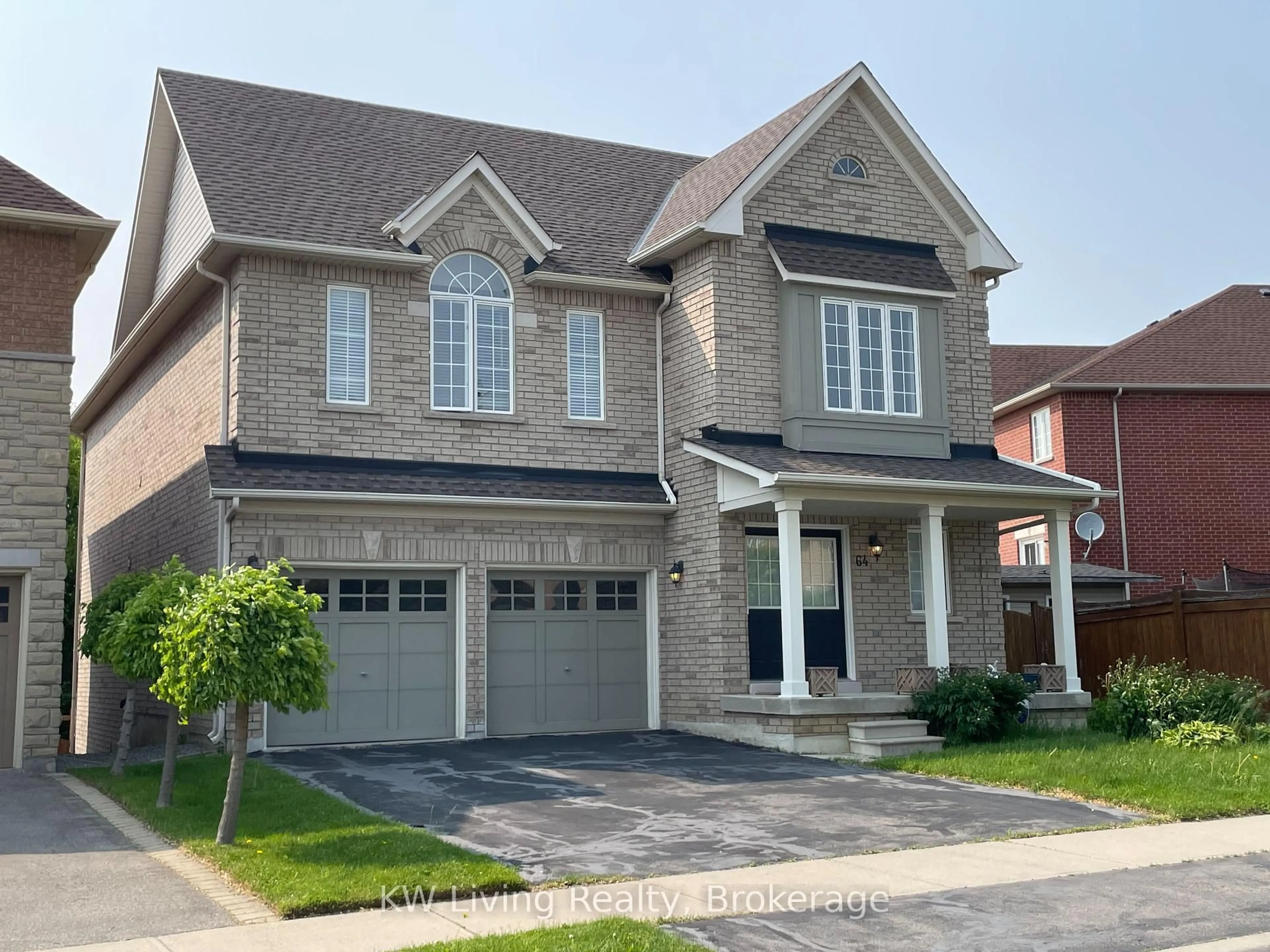 Home with brick exterior material, street for 64 Oblate Cres, Brampton Ontario L6Y 0L4