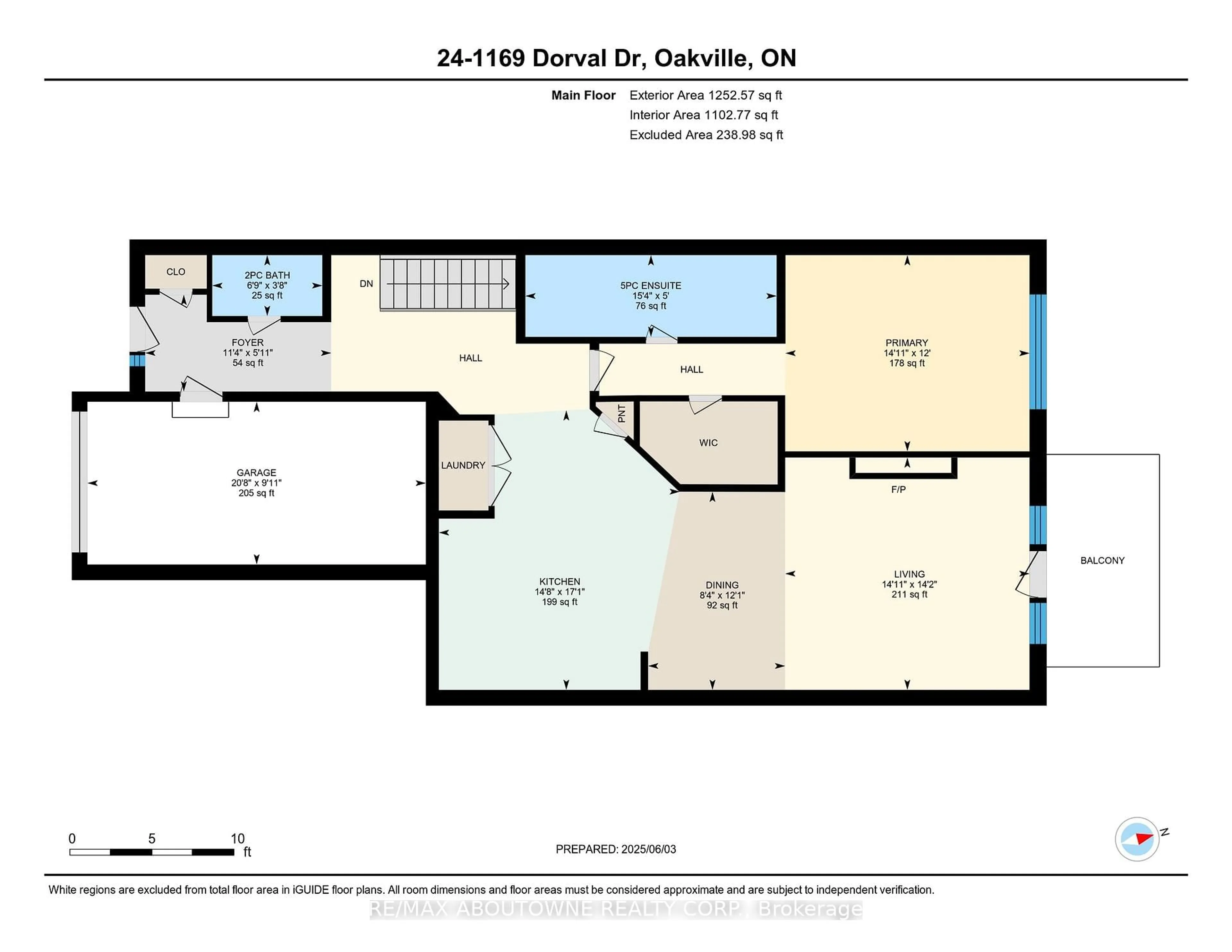 Floor plan for 1169 Dorval Dr #24, Oakville Ontario L6M 4V7