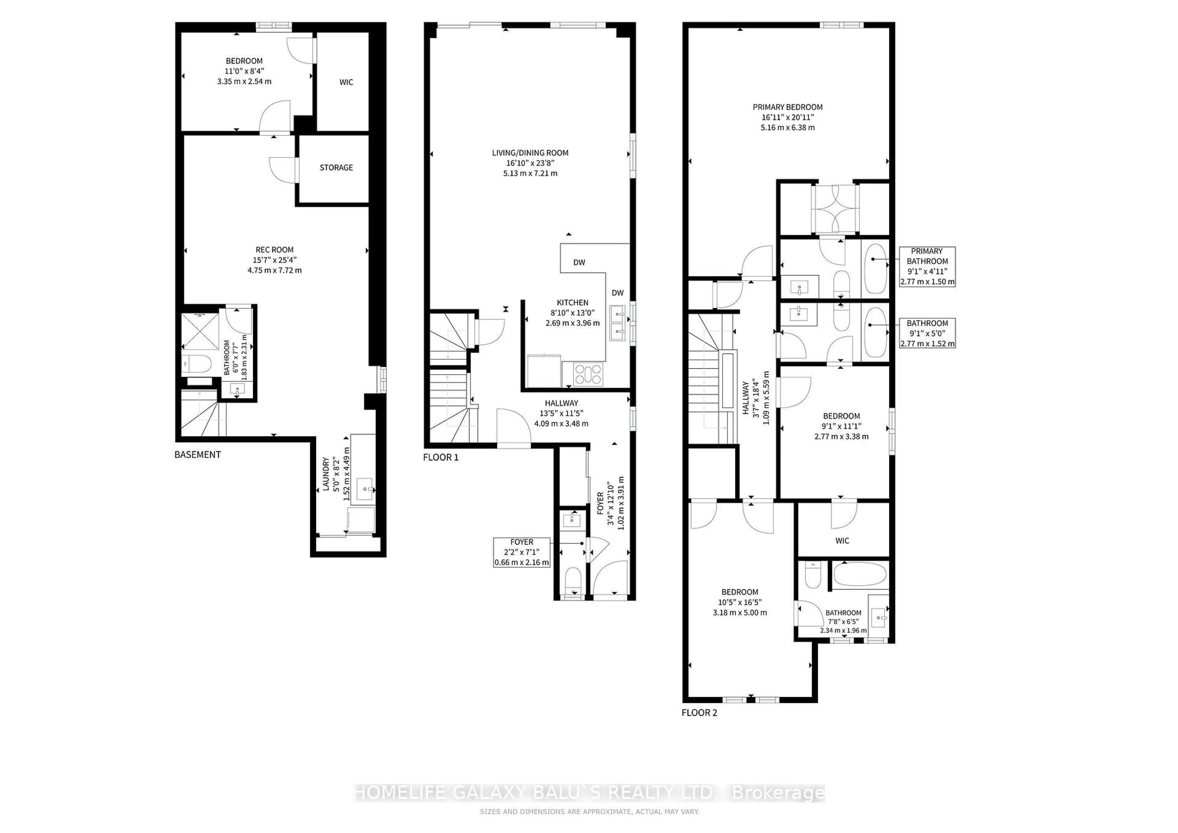 Floor plan for 383 Comiskey Cres, Mississauga Ontario L5W 0C6