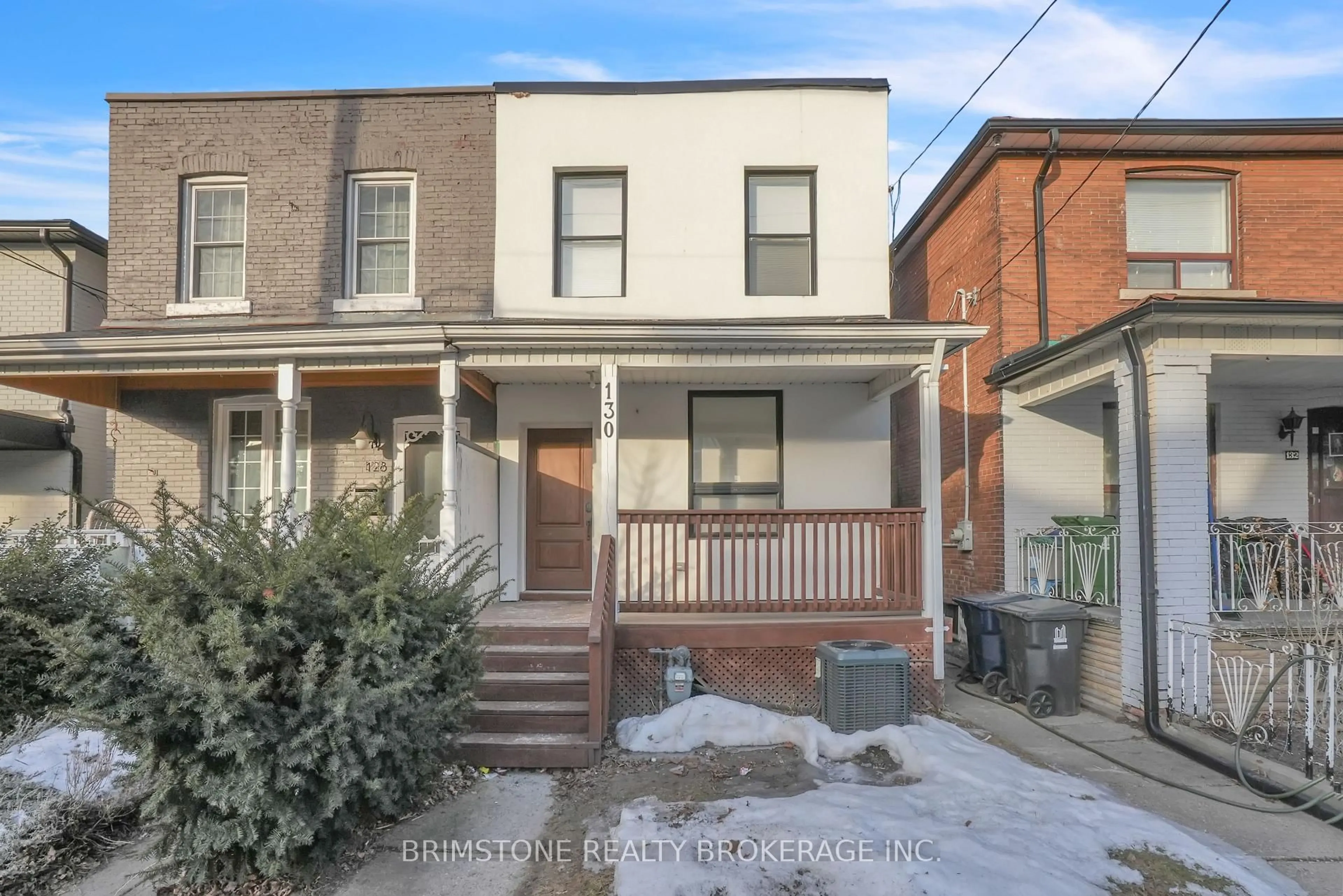 Home with brick exterior material, street for 130 Mulock Ave, Toronto Ontario M6N 3C6