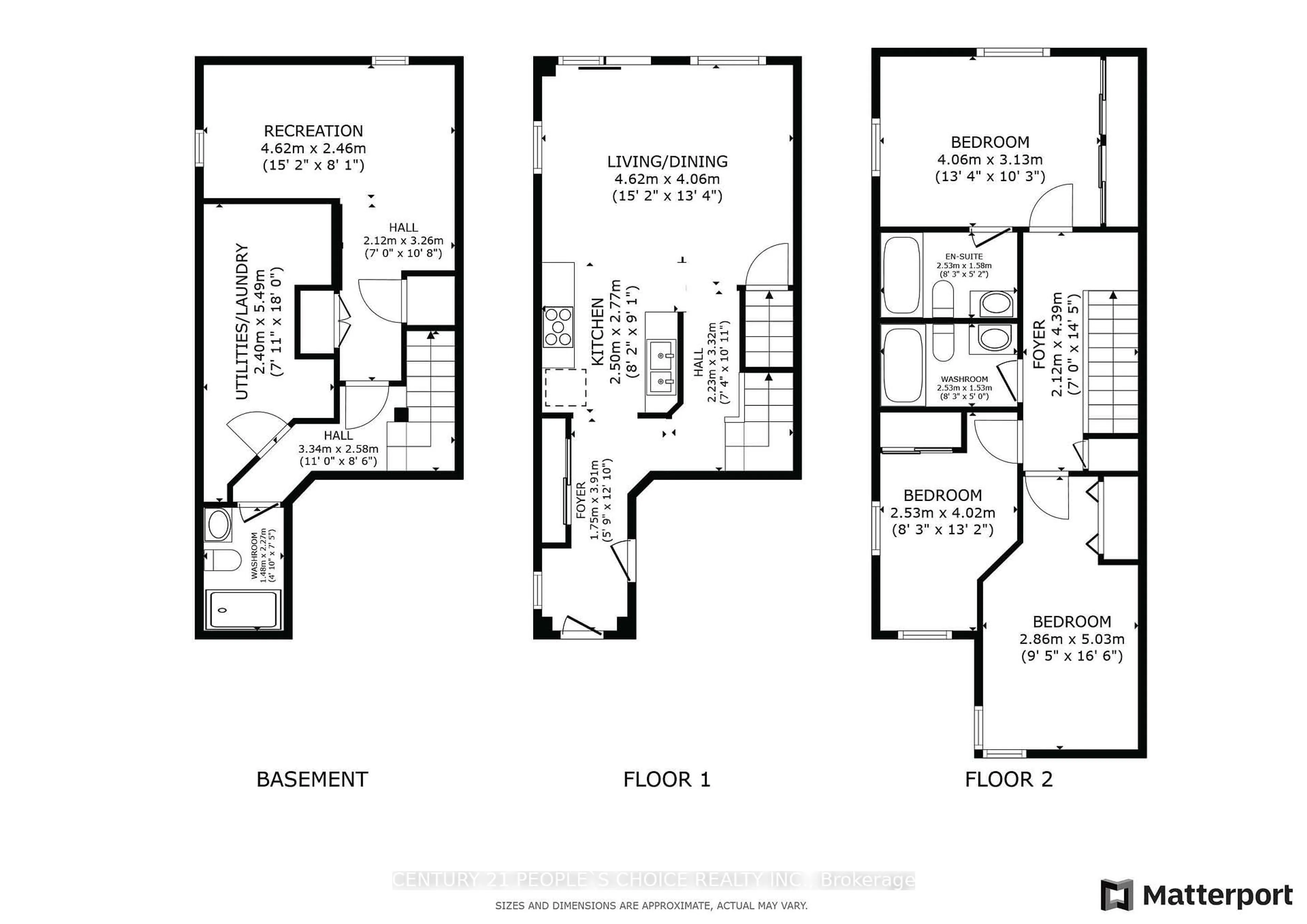 Floor plan for 5255 Guildwood Way #1, Mississauga Ontario L5R 4A6