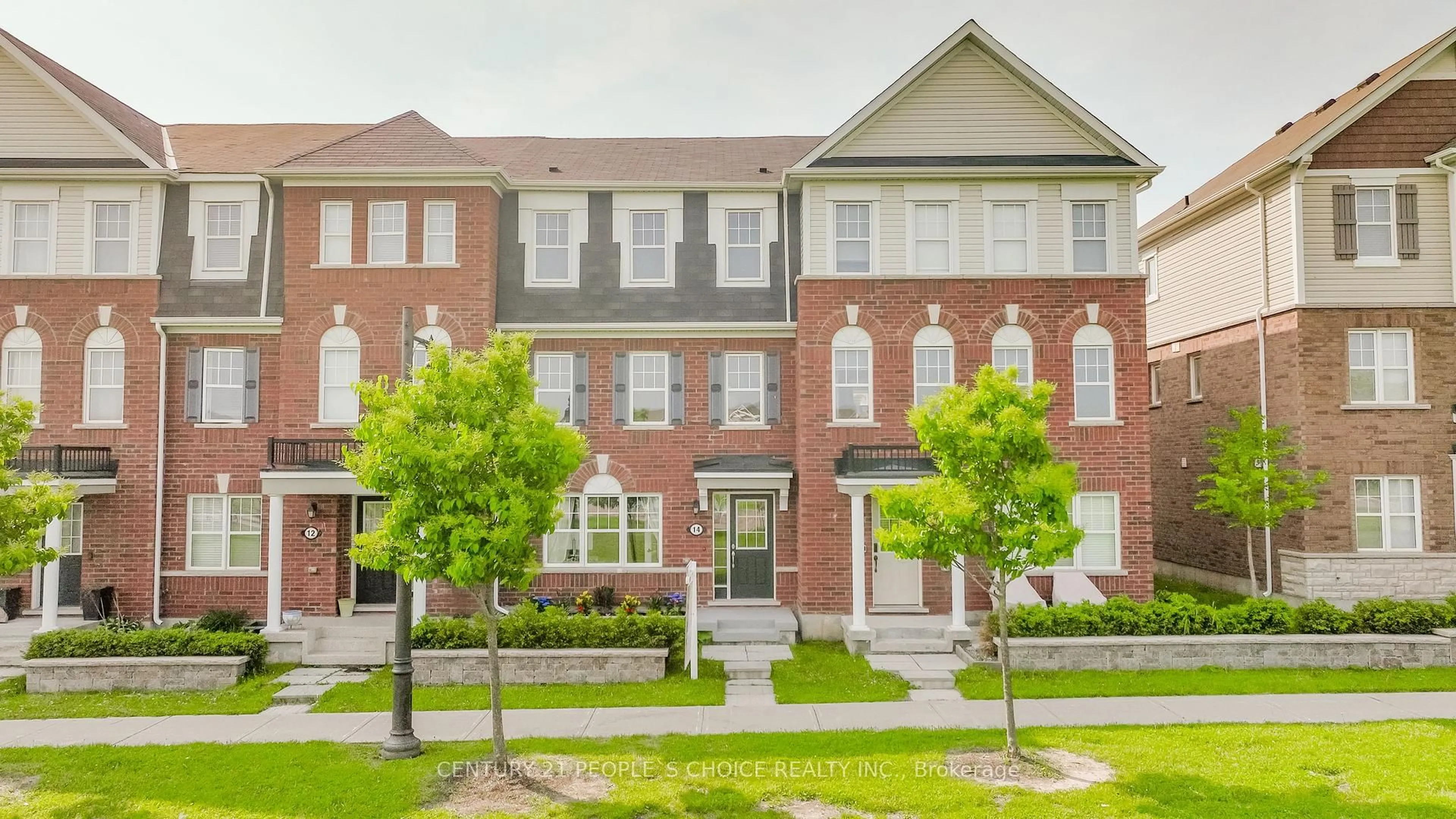 Home with brick exterior material, street for 14 Toledo Lane, Brampton Ontario L7A 4H5