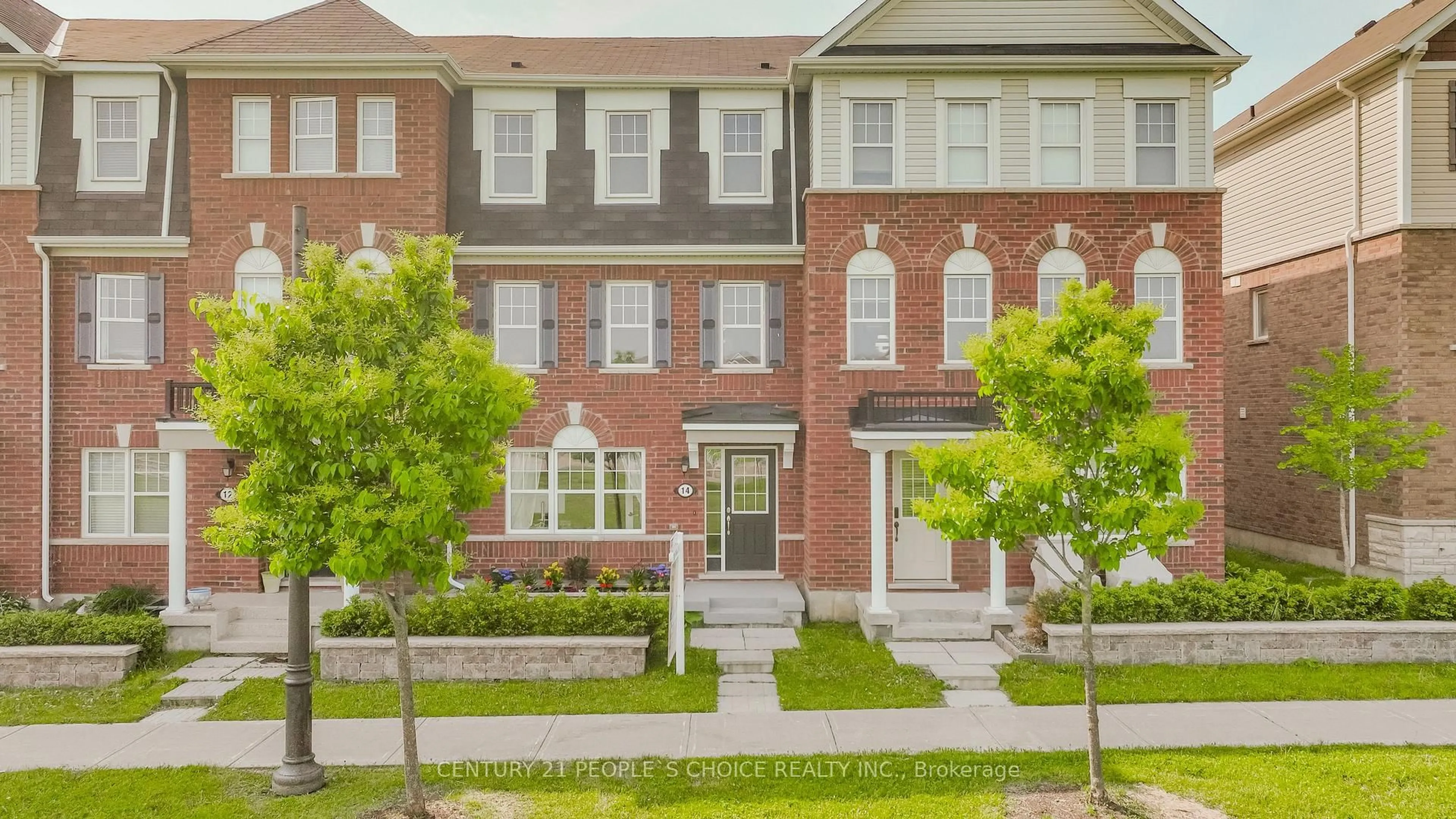Home with brick exterior material, street for 14 Toledo Lane, Brampton Ontario L7A 4H5