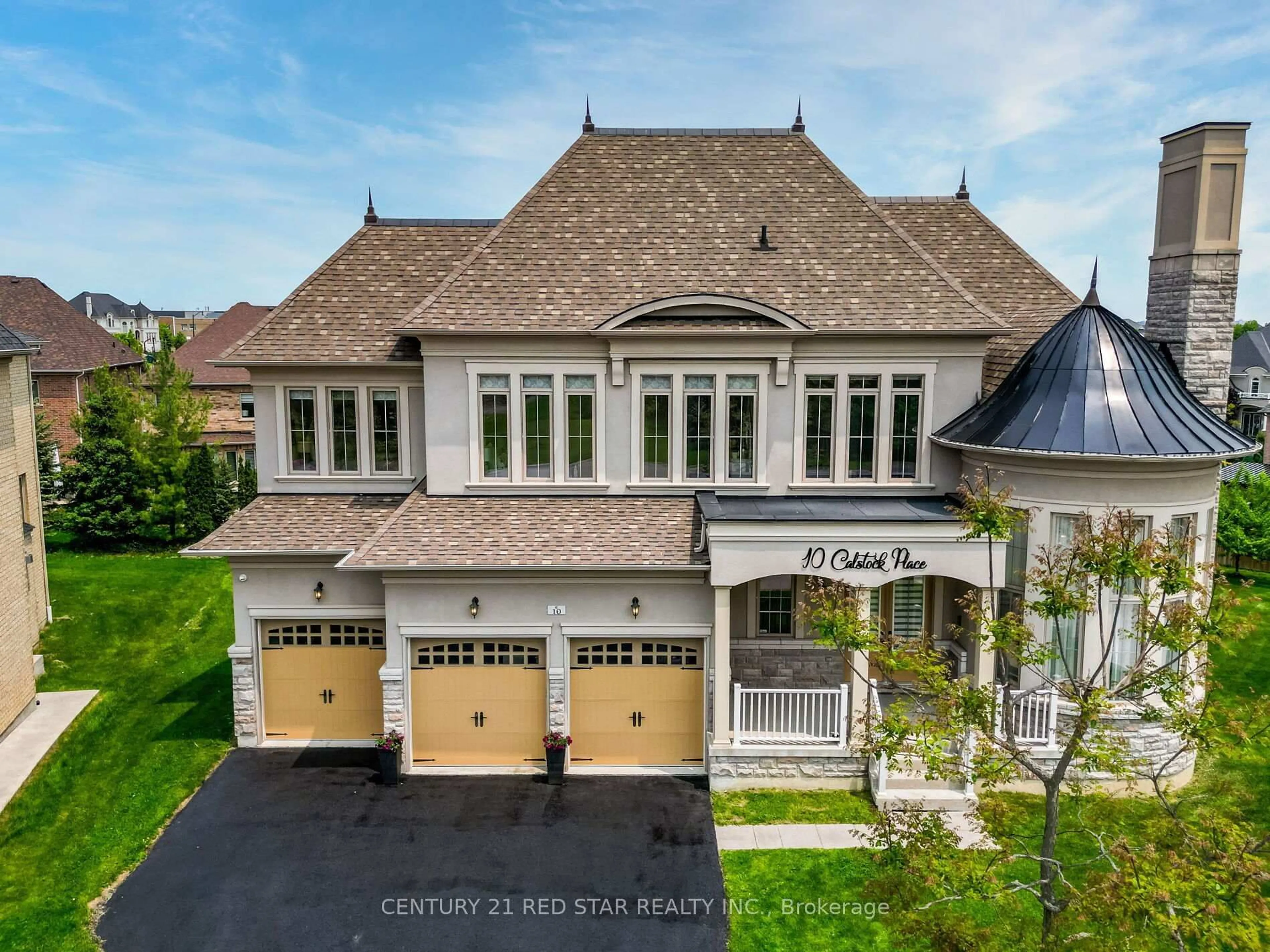Home with brick exterior material, street for 10 Calstock Pl, Brampton Ontario L6X 0X3
